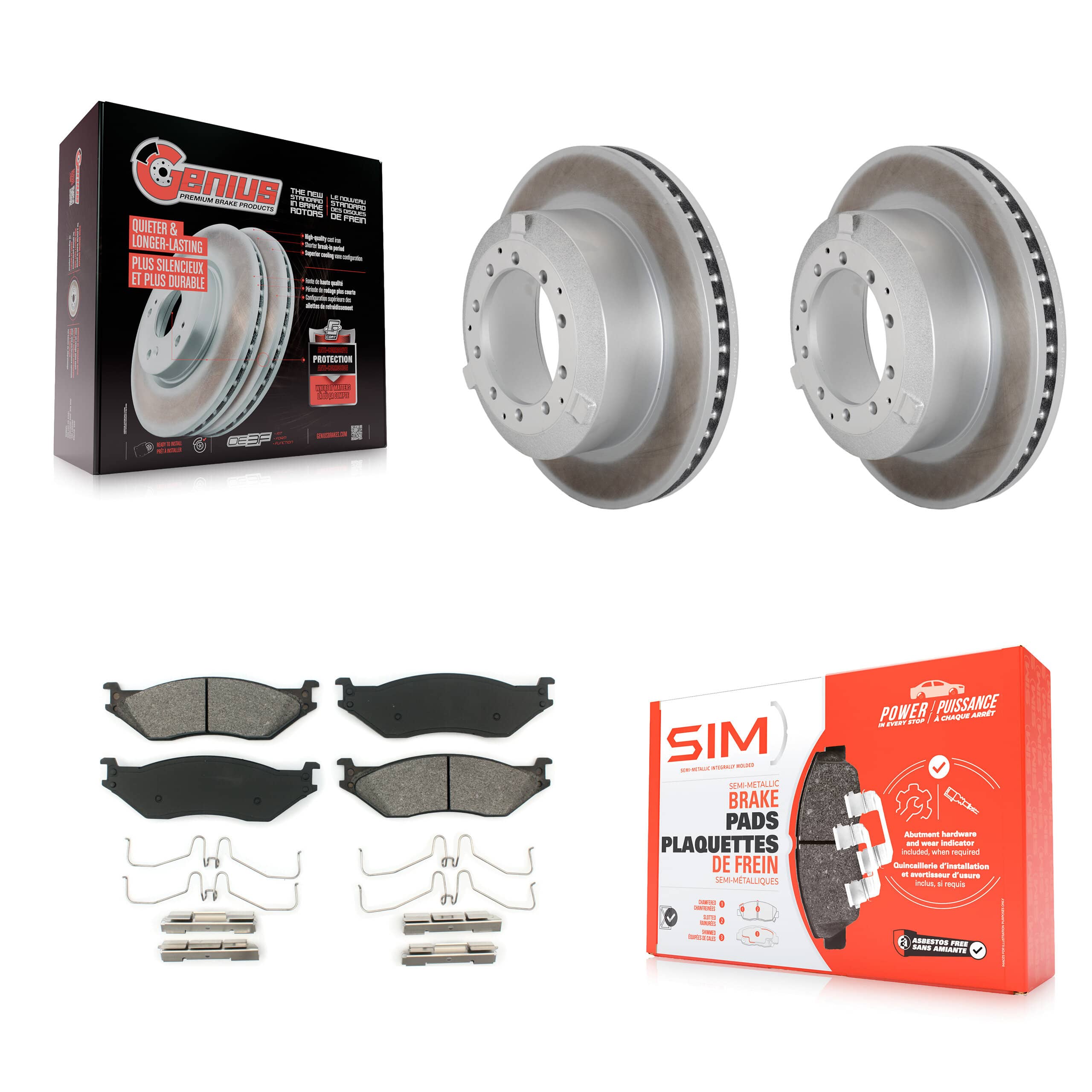 Transit Auto - KGS-102498 - Rear Disc Brake Kits