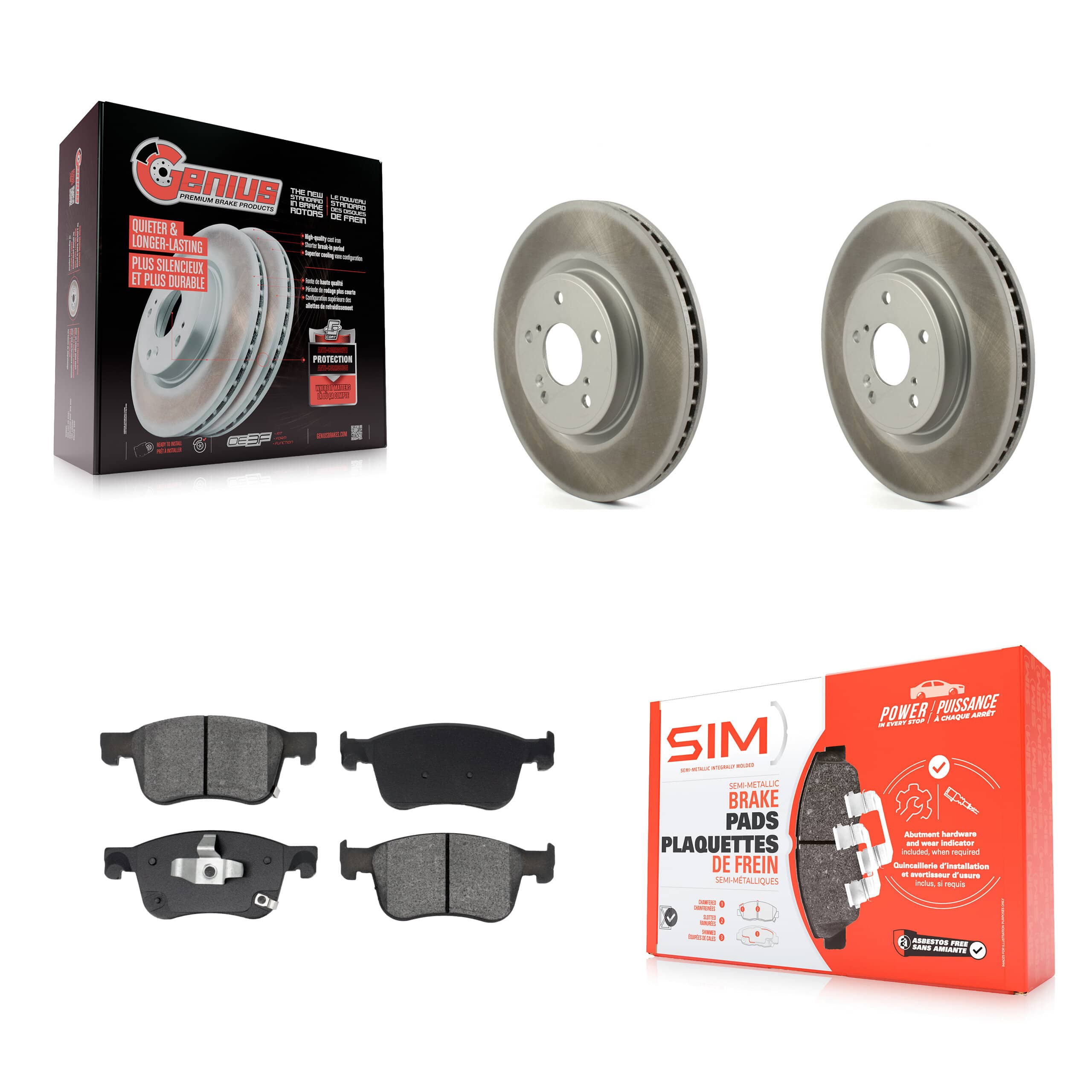 Transit Auto - KGS-102650 - Front Disc Brake Kits