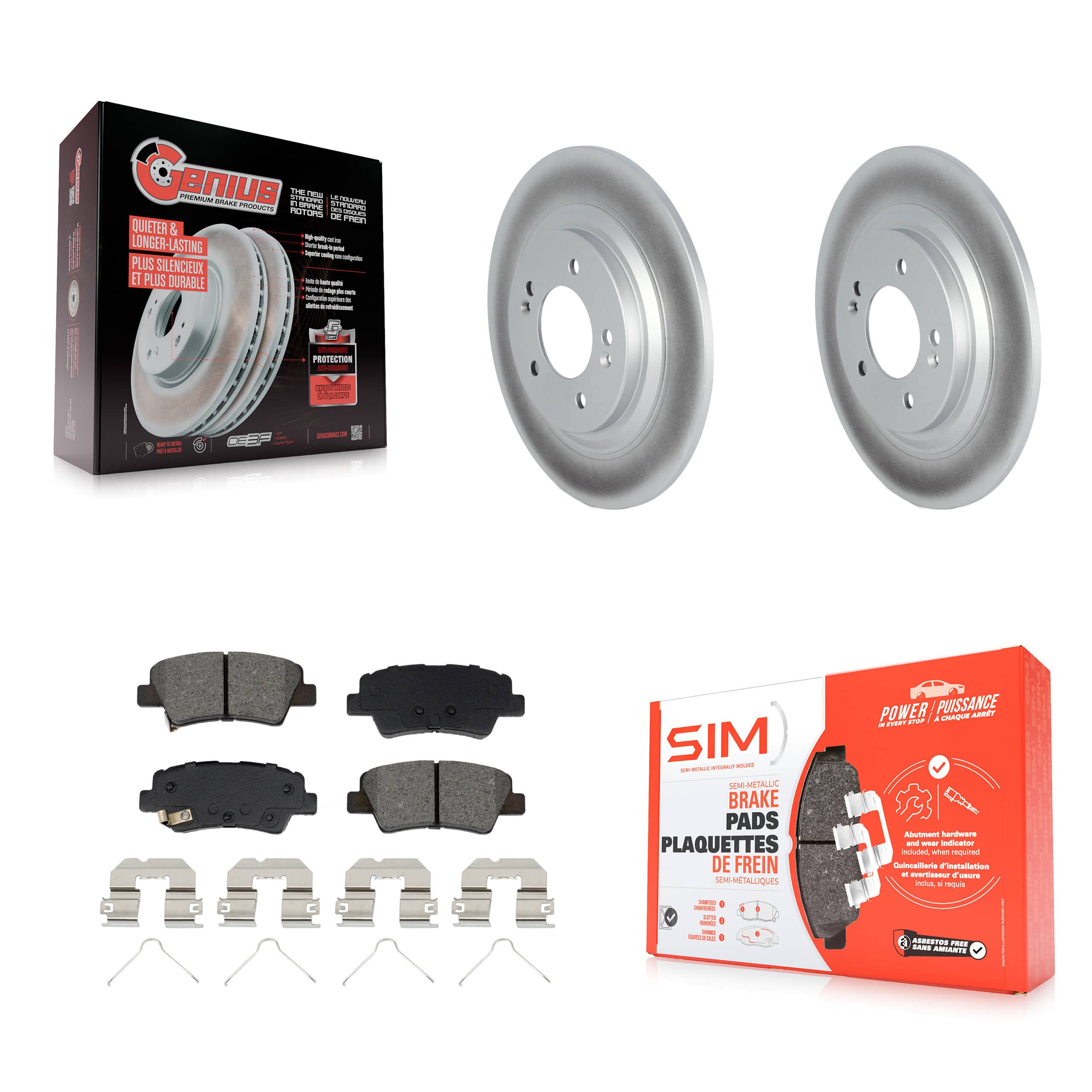 Transit Auto - KGS-102704 - Rear Disc Brake Kits