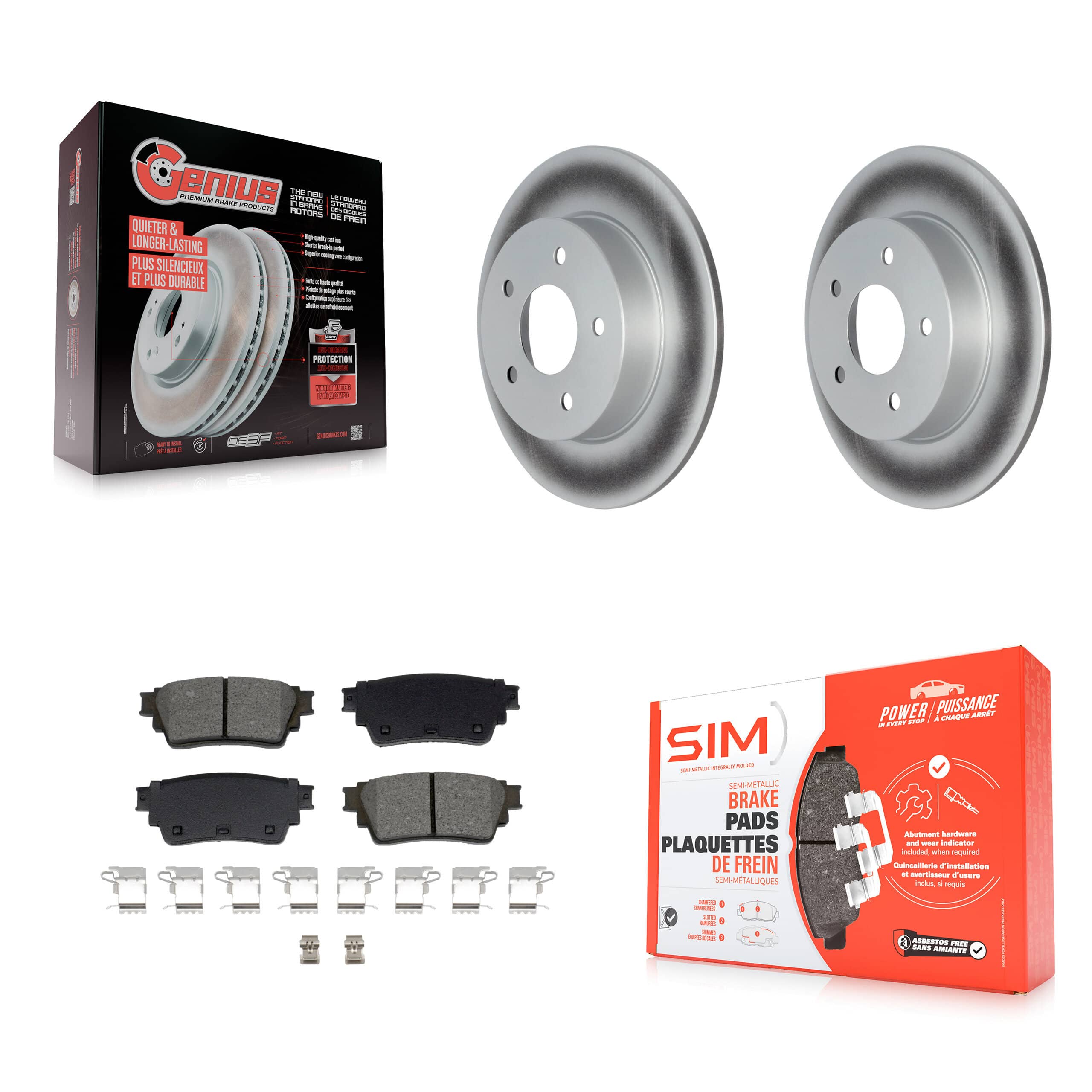 Transit Auto - KGS-102712 - Rear Disc Brake Kits