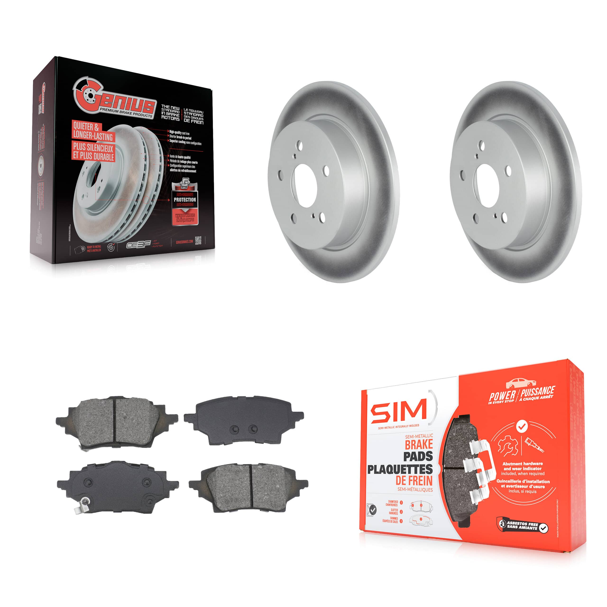 Transit Auto - KGS-102715 - Rear Disc Brake Kits