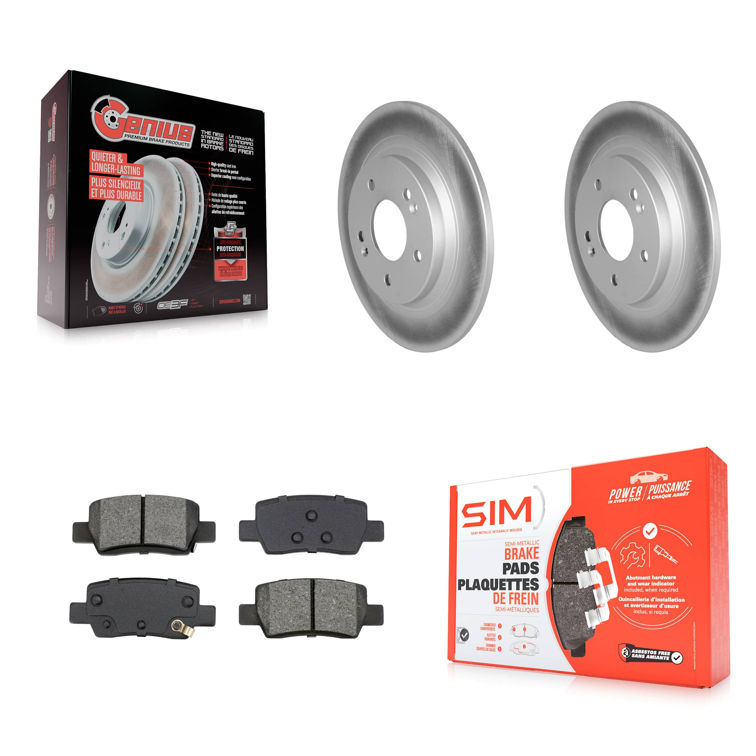 Transit Auto - KGS-102722 - Rear Disc Brake Kits