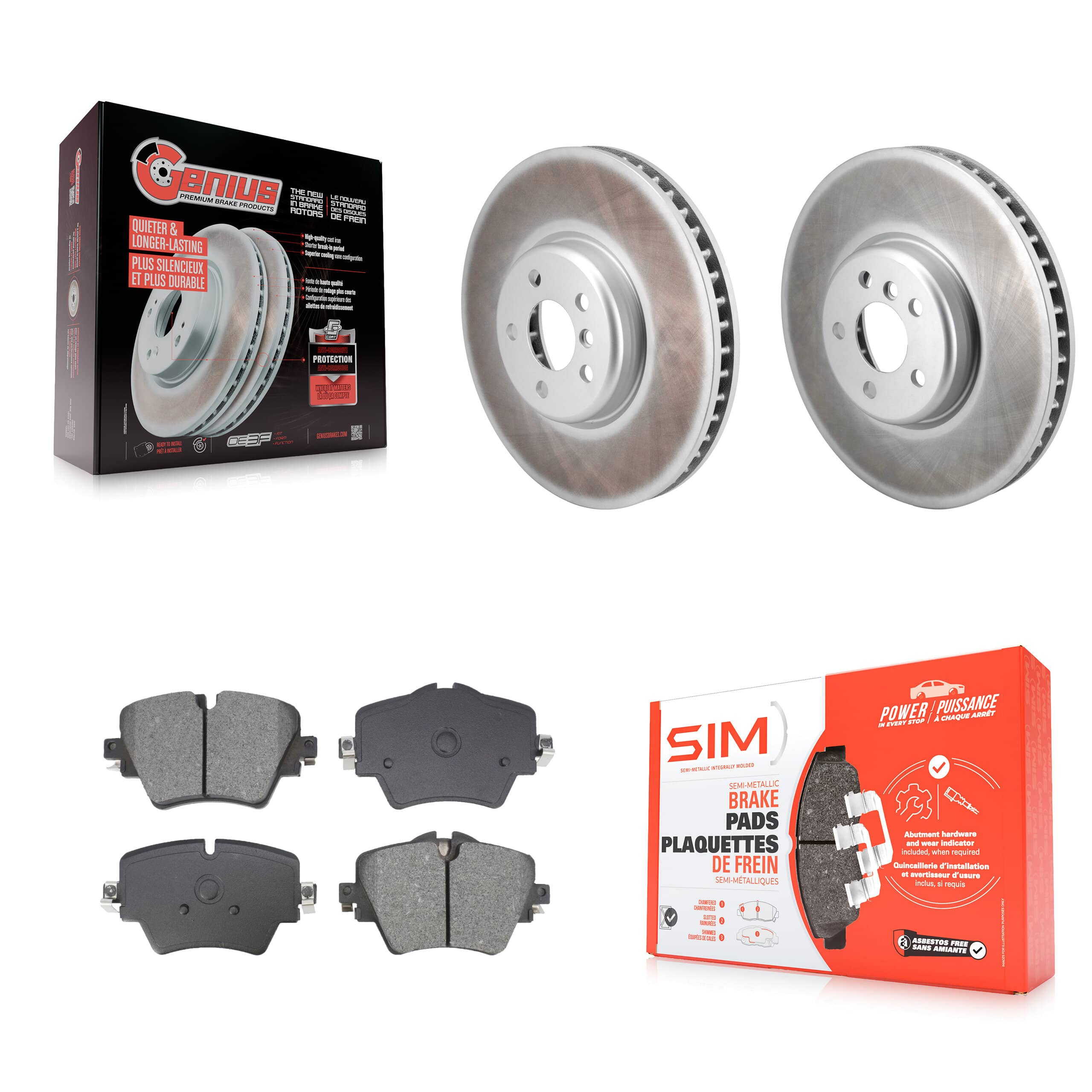 Transit Auto - KGS-102750 - Front Disc Brake Kits