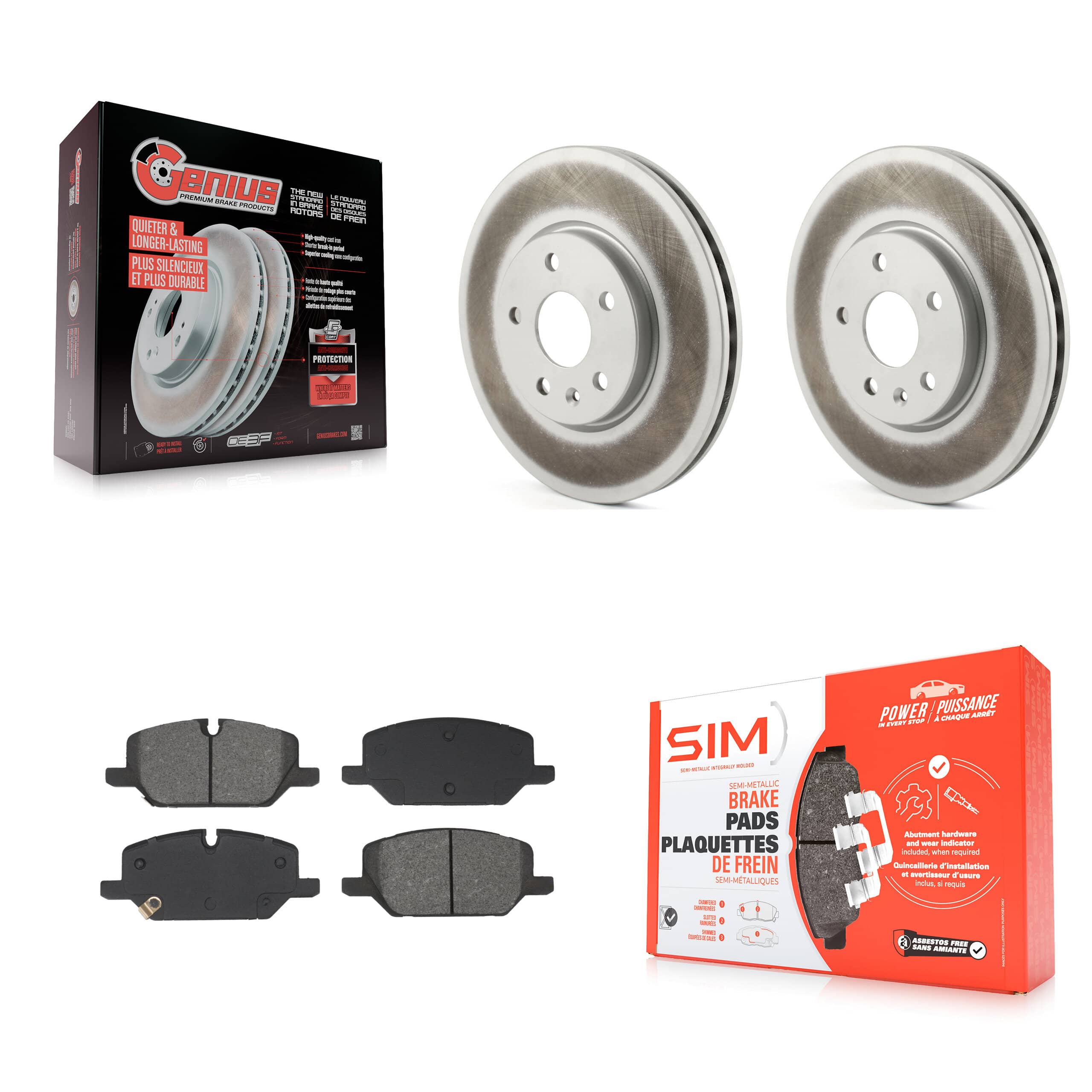 Transit Auto - KGS-102837 - Front Disc Brake Kits