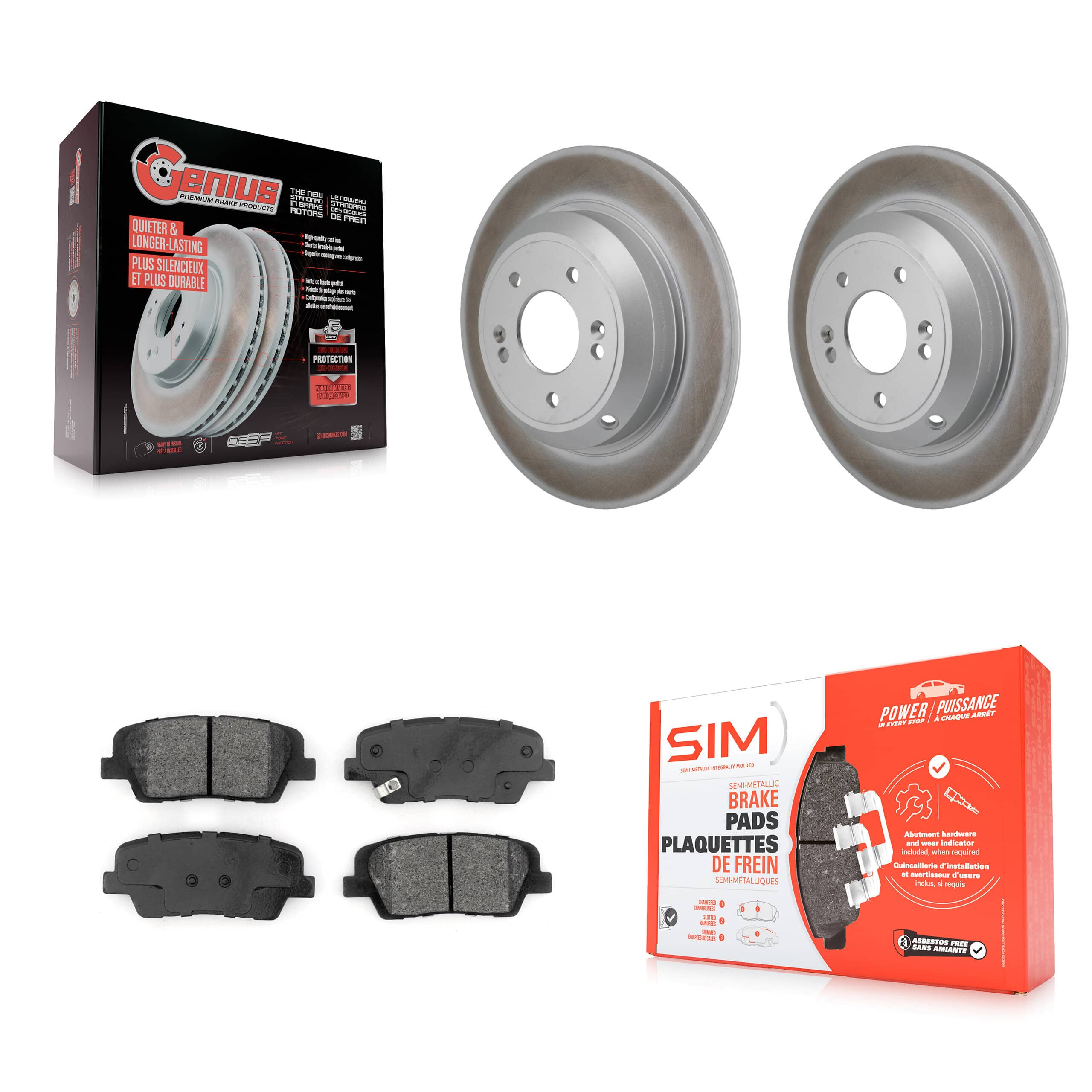 Transit Auto - KGS-102856 - Rear Disc Brake Kits