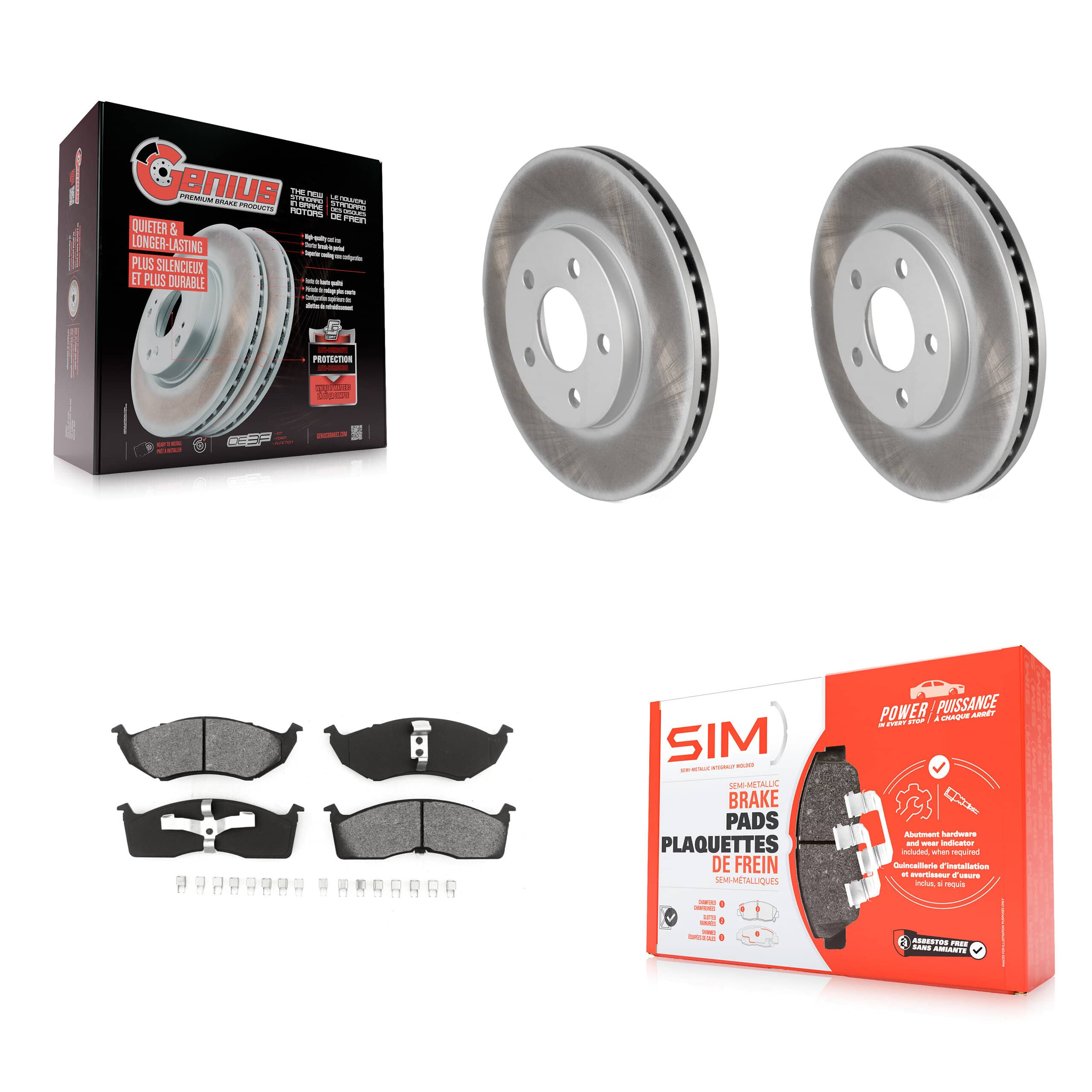 Transit Auto - KGS-103607 - Front Disc Brake Kits