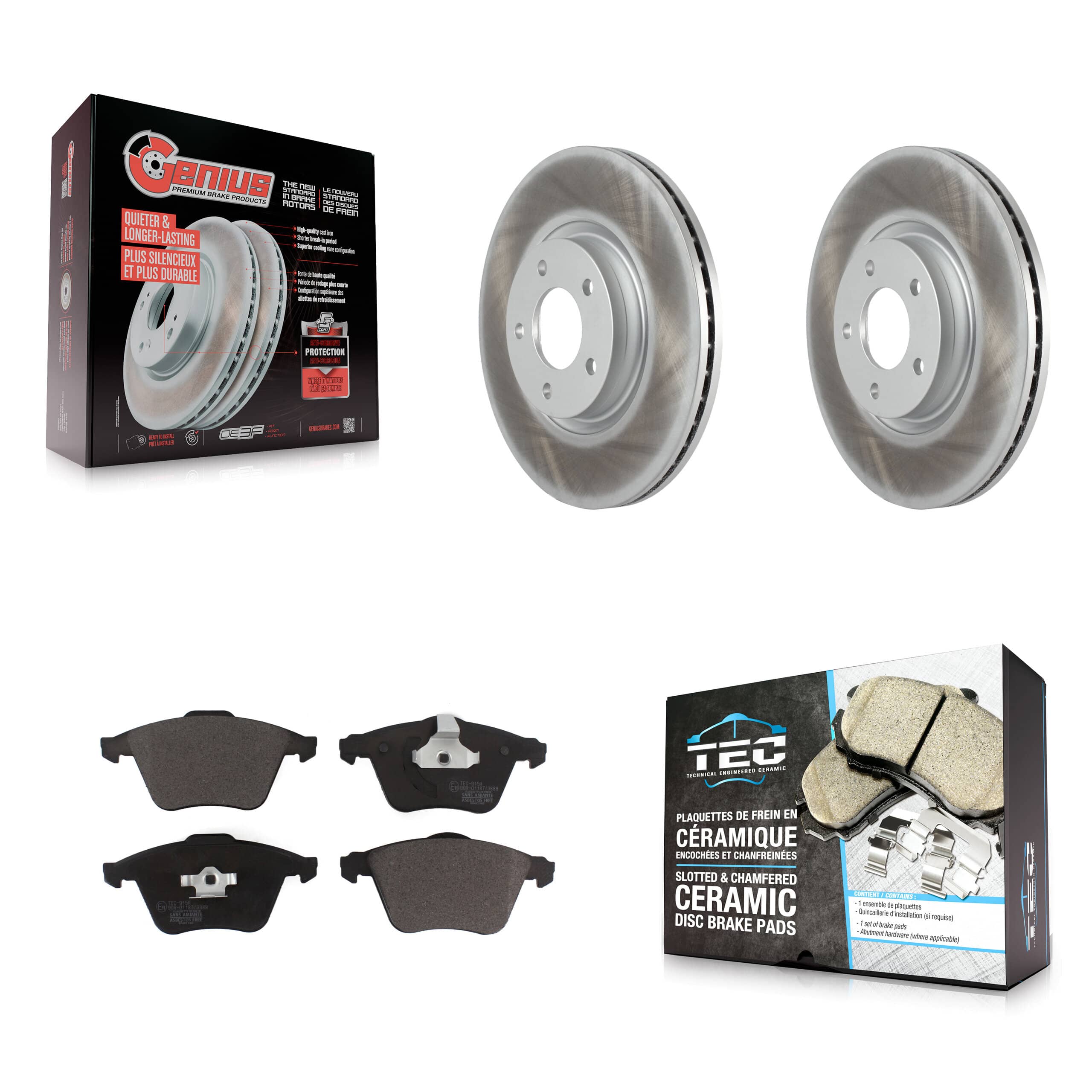 Transit Auto - KGT-100408 - Front Disc Brake Kits