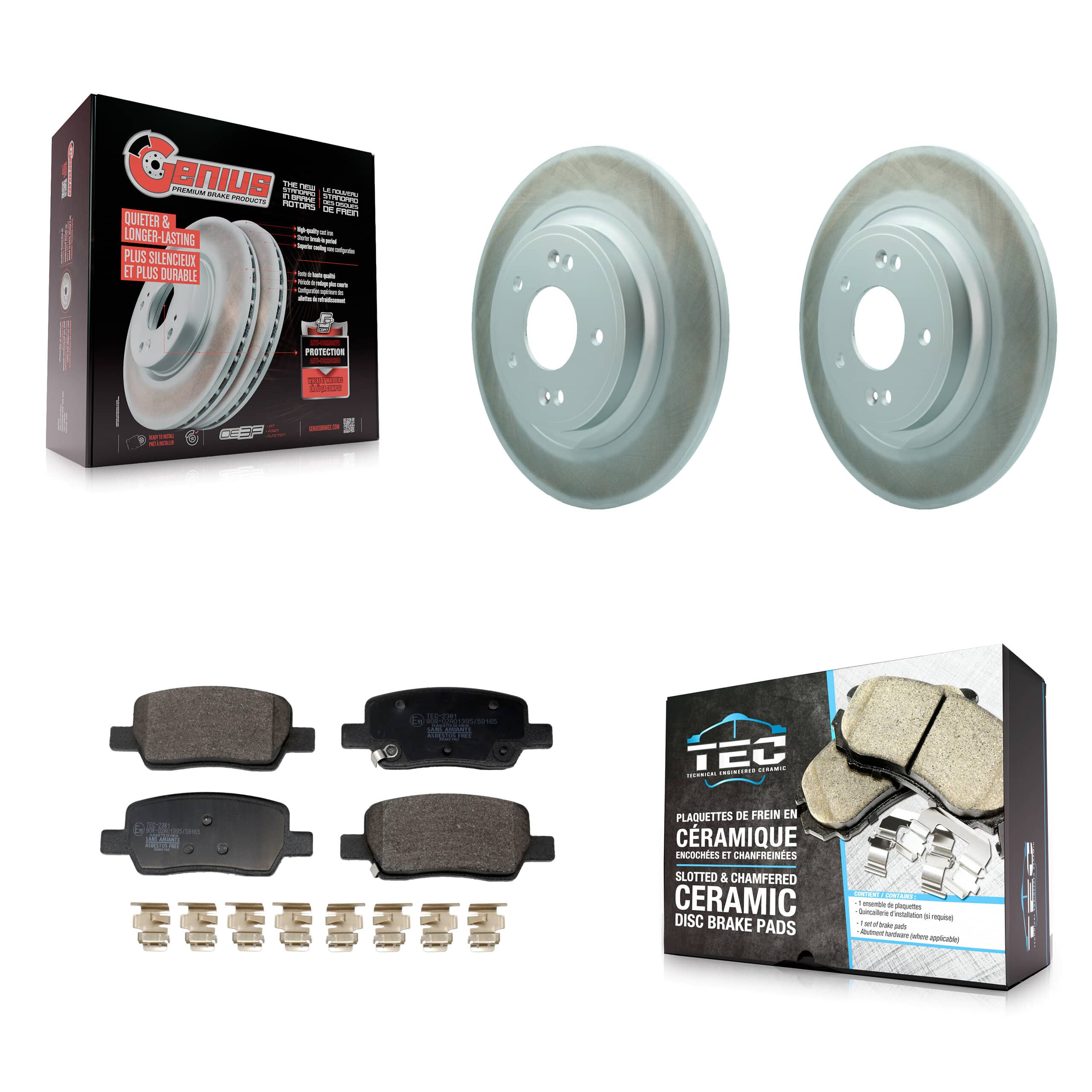Transit Auto - KGT-103535 - Rear Disc Brake Kits