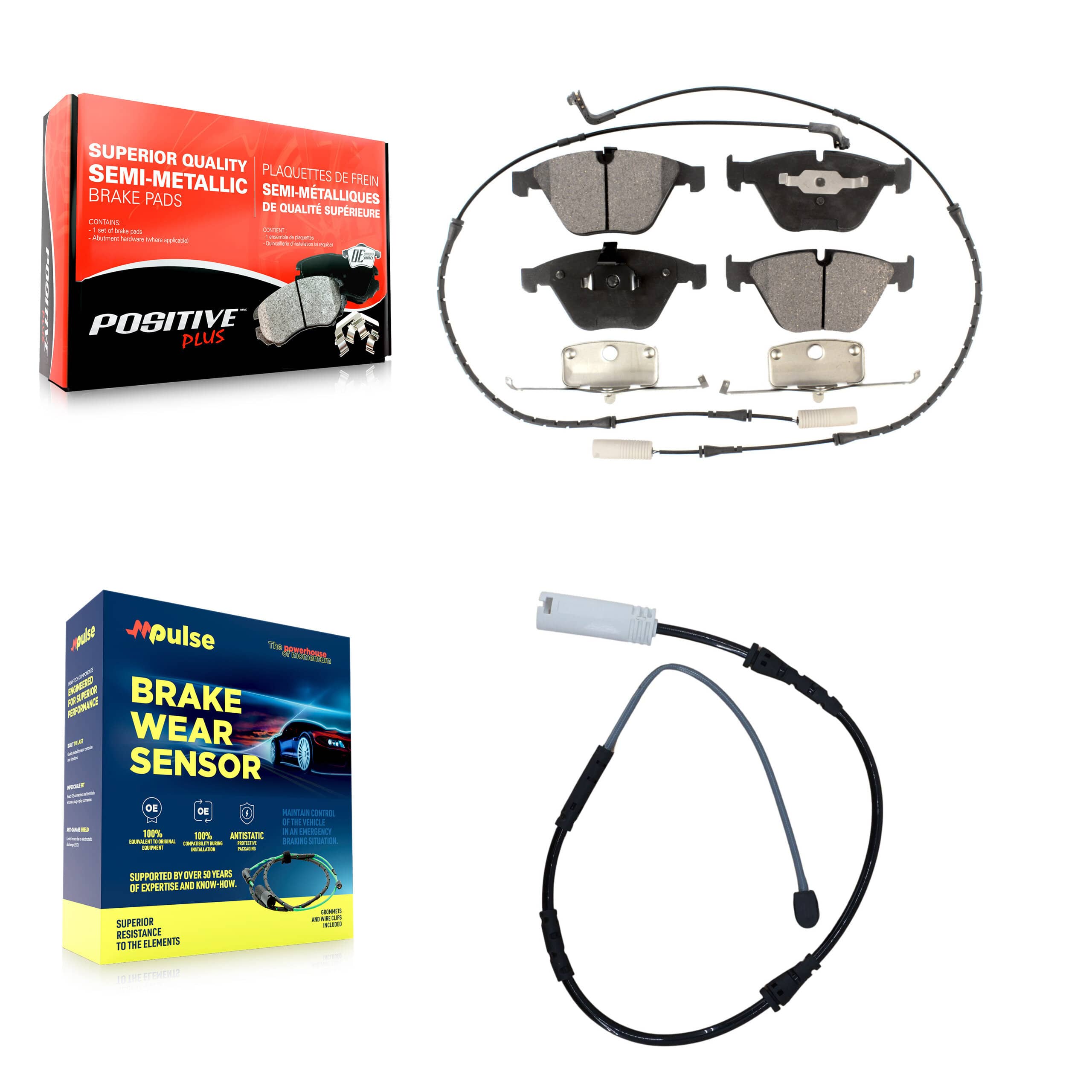 Positive Plus - KPW-100602 - Front Disc Brake Pad Kits