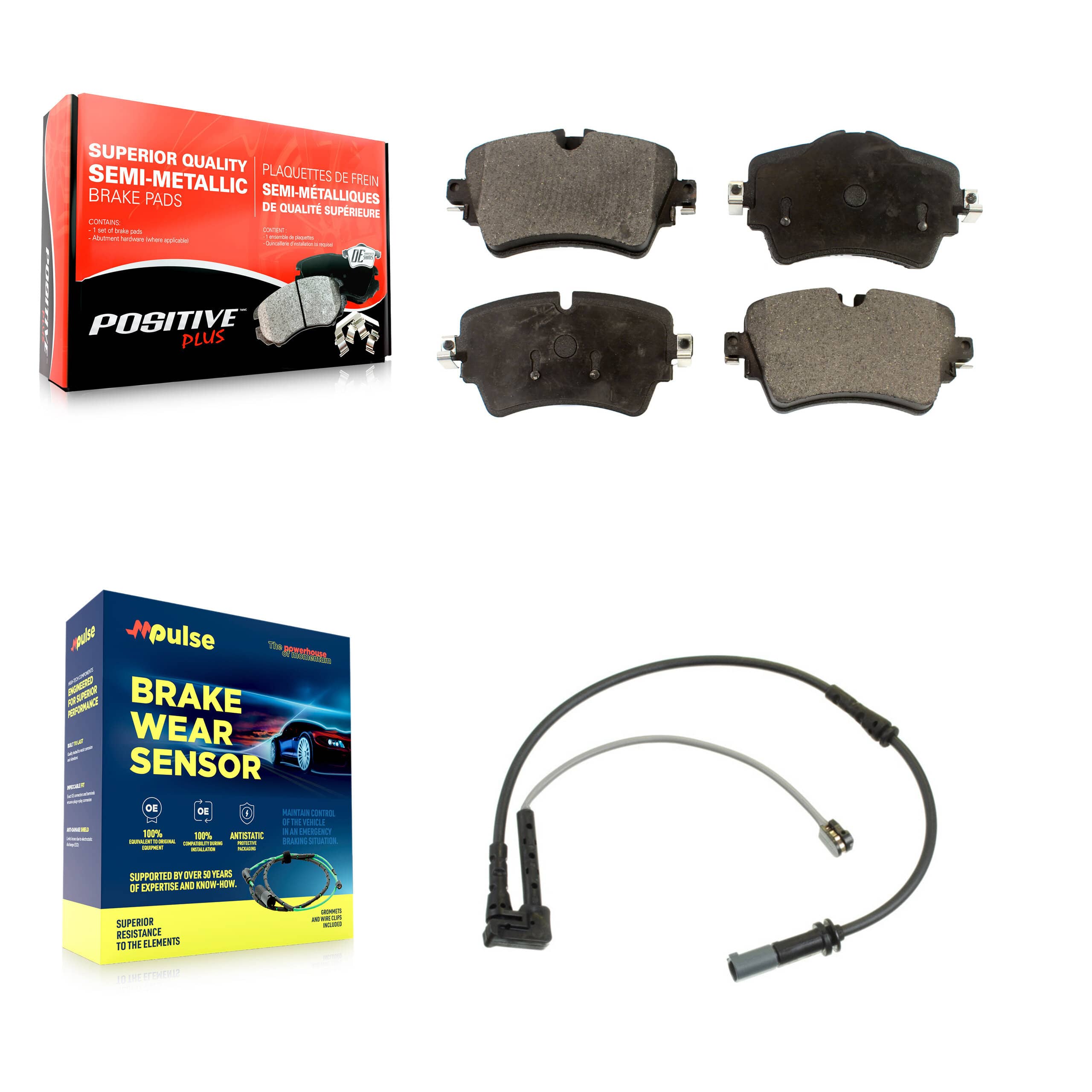 Positive Plus - KPW-100606 - Front Disc Brake Pad Kits