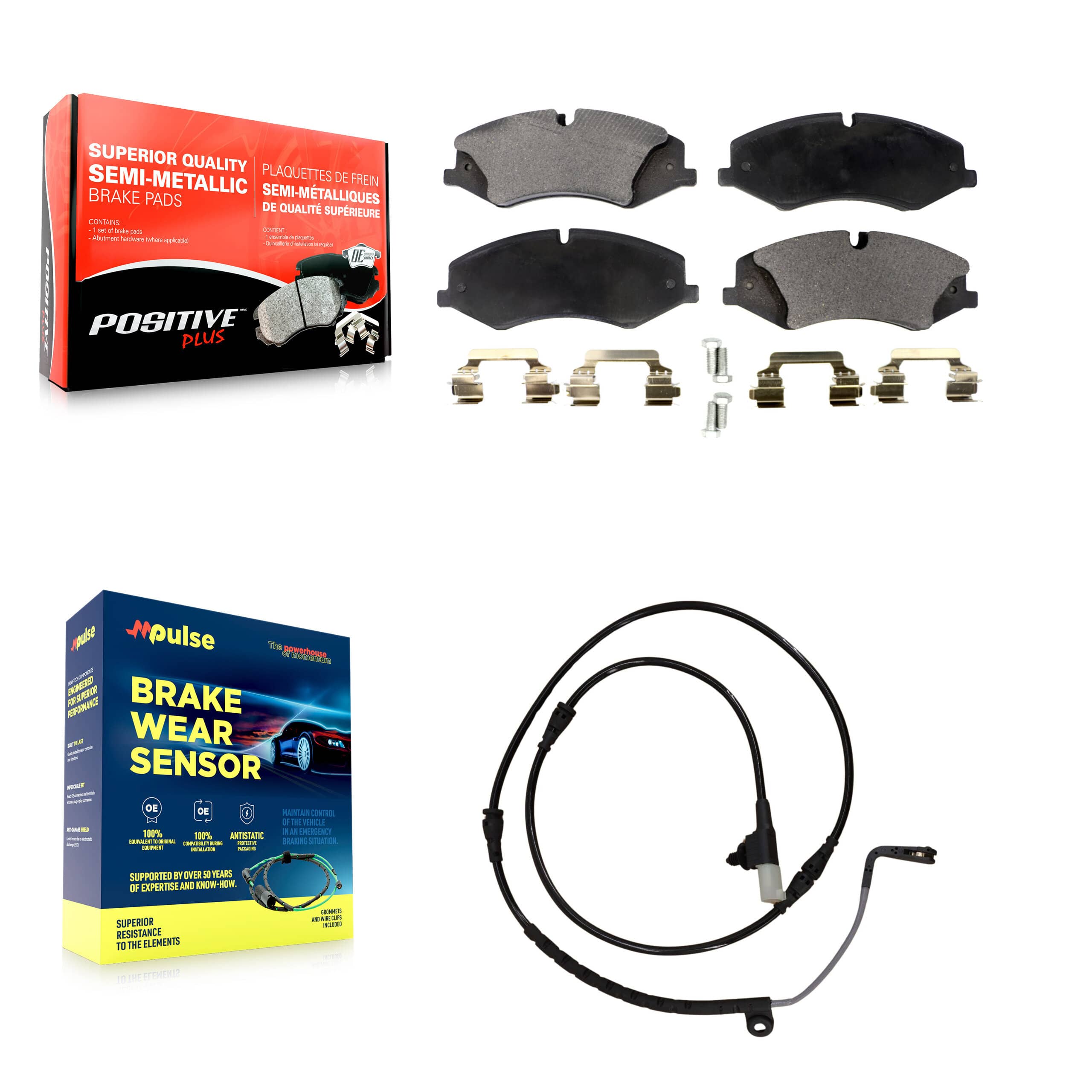 Positive Plus - KPW-100627 - Front Disc Brake Pad Kits