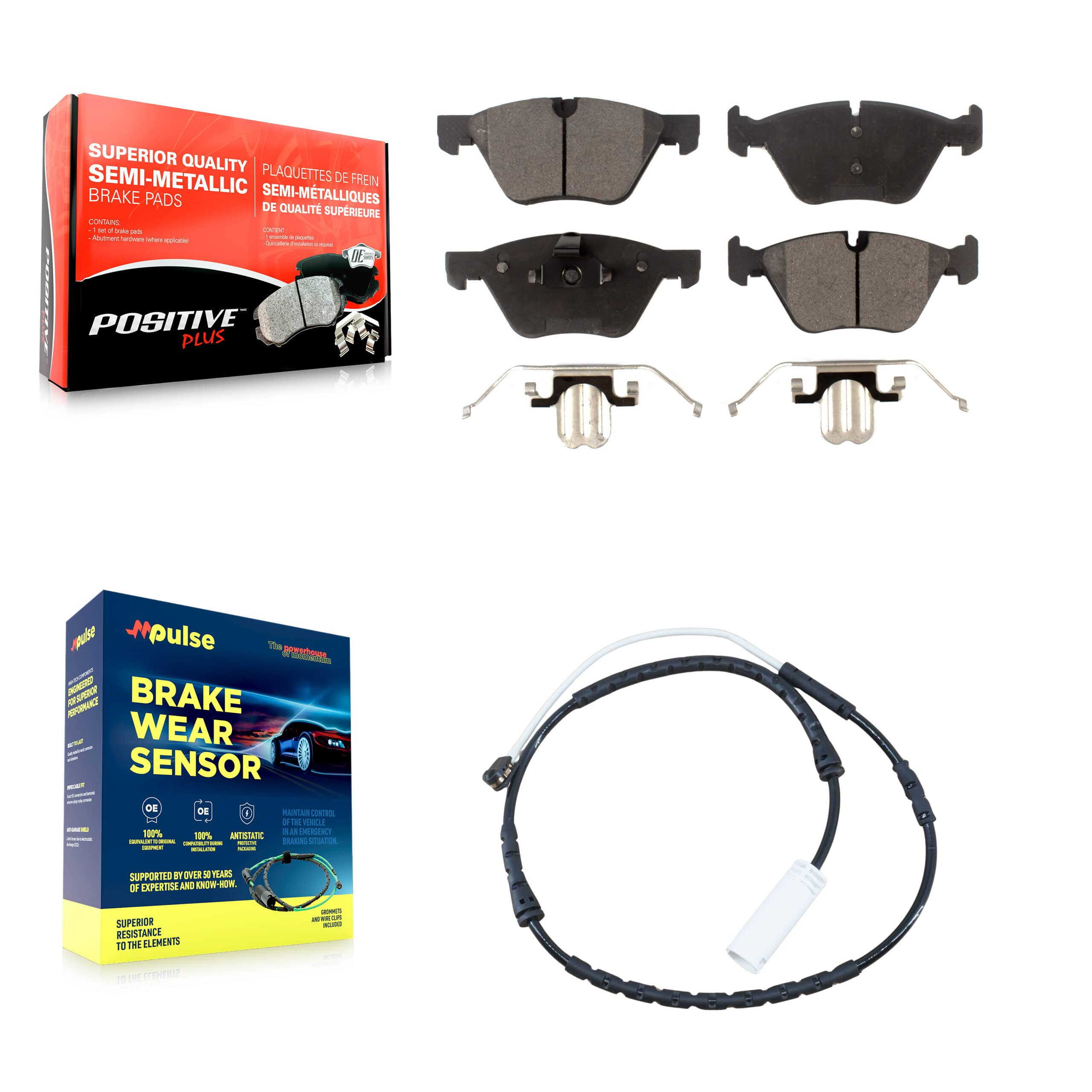 Positive Plus - KPW-100630 - Front Disc Brake Pad Kits
