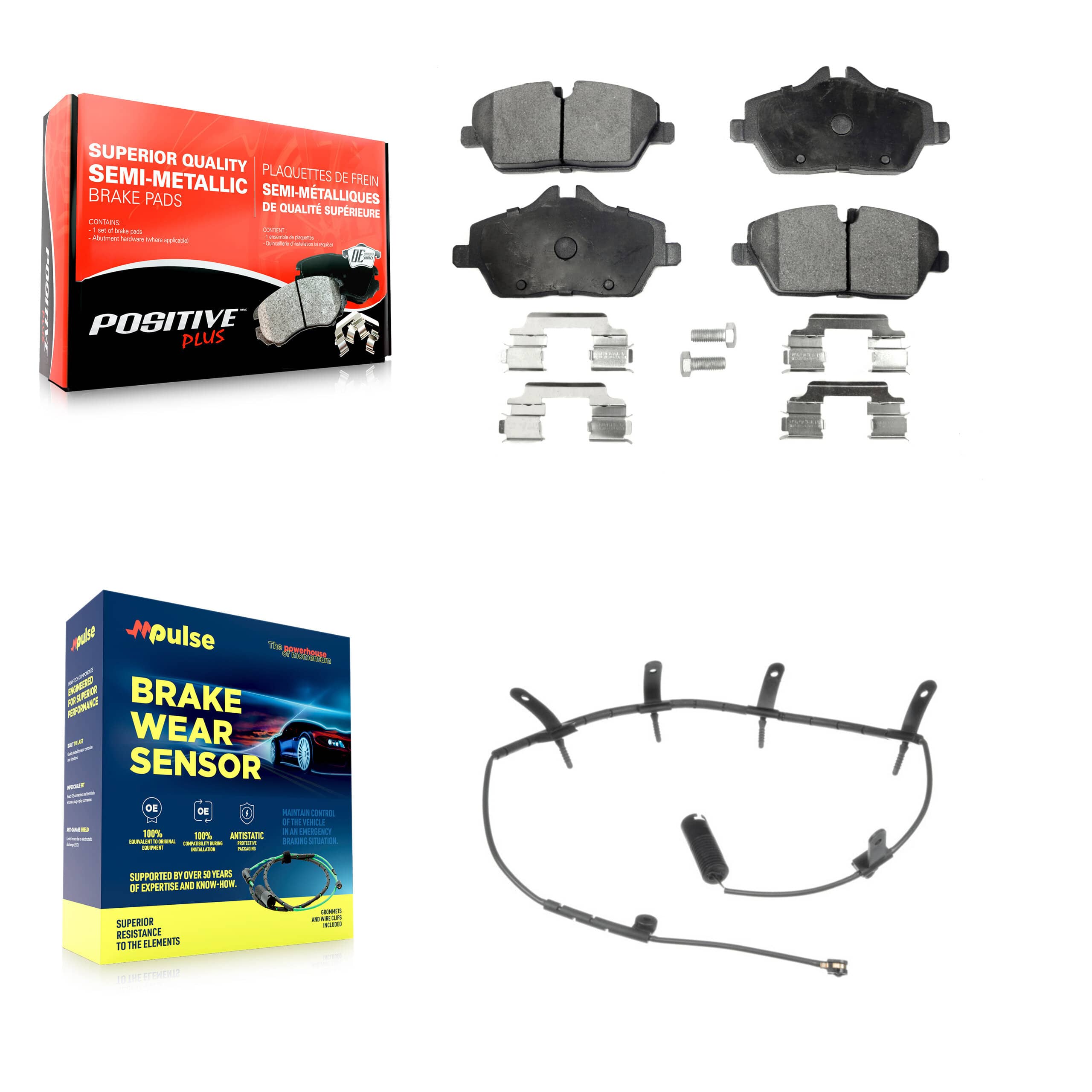 Positive Plus - KPW-100678 - Front Disc Brake Pad Kits