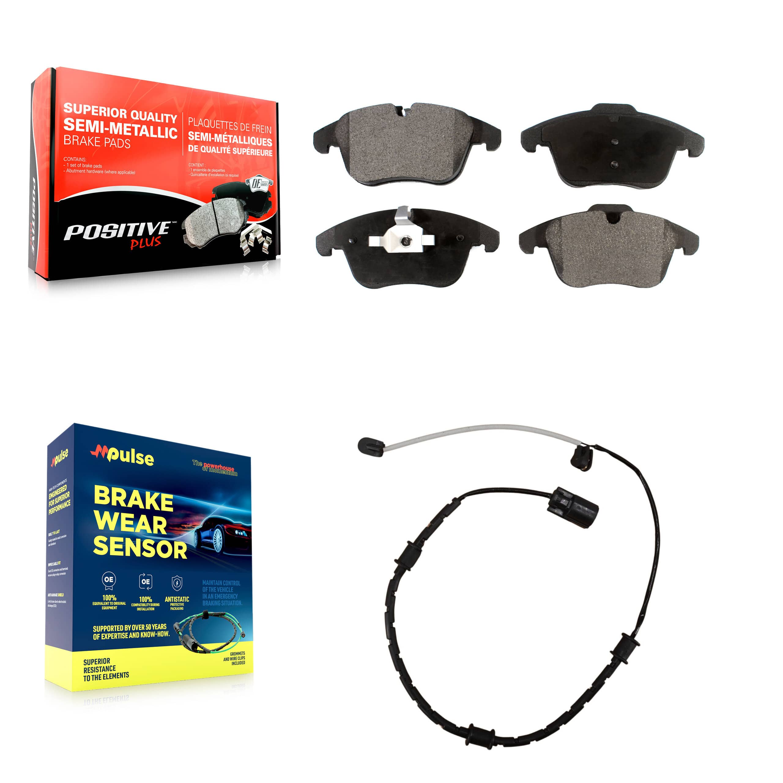 Positive Plus - KPW-100729 - Front Disc Brake Pad Kits