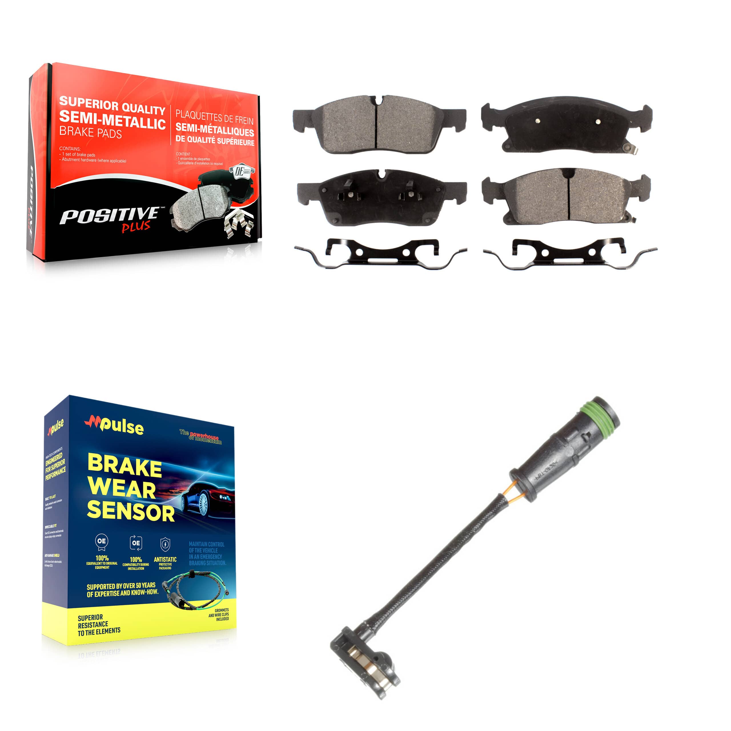 Positive Plus - KPW-100734 - Front Disc Brake Pad Kits