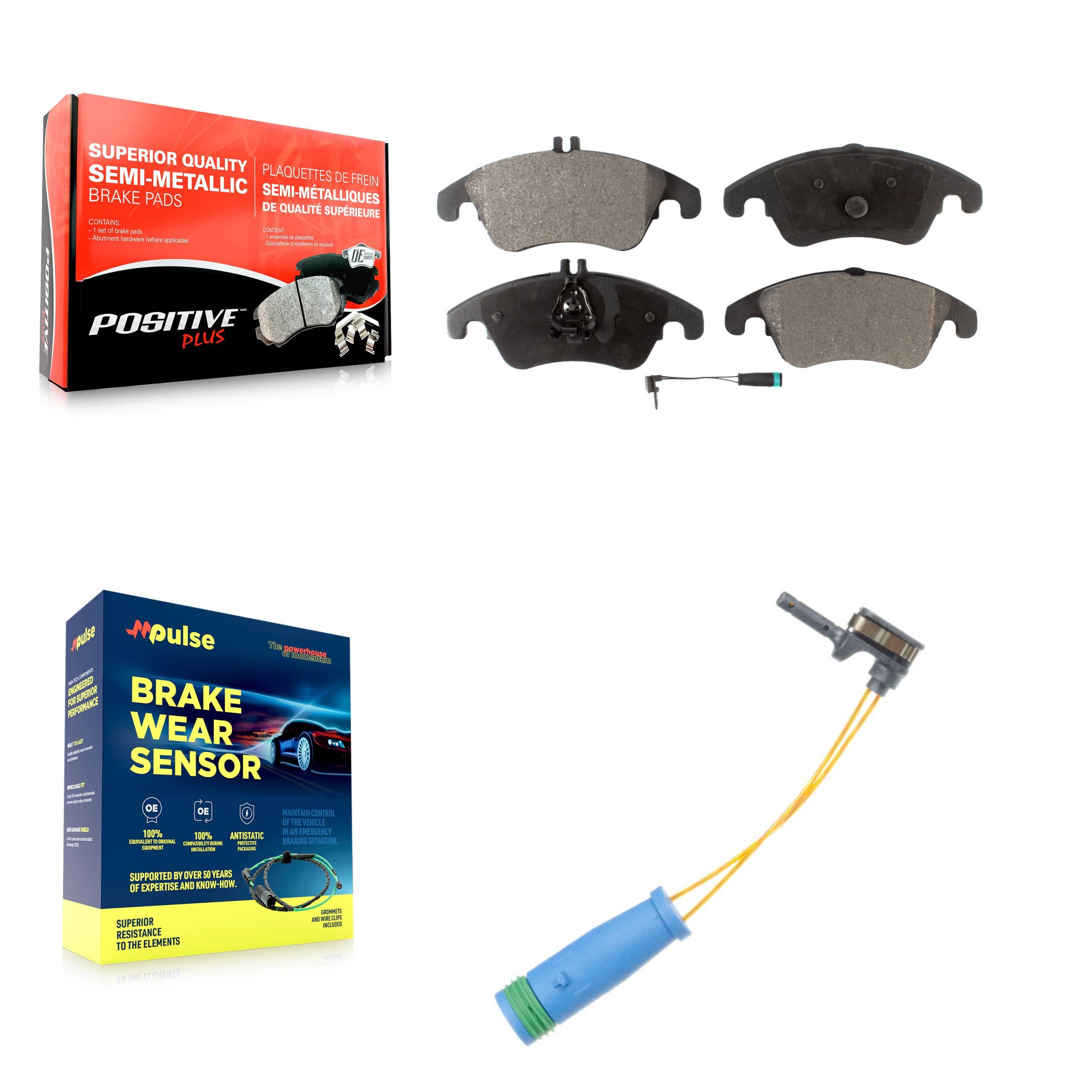 Positive Plus - KPW-100738 - Front Disc Brake Pad Kits