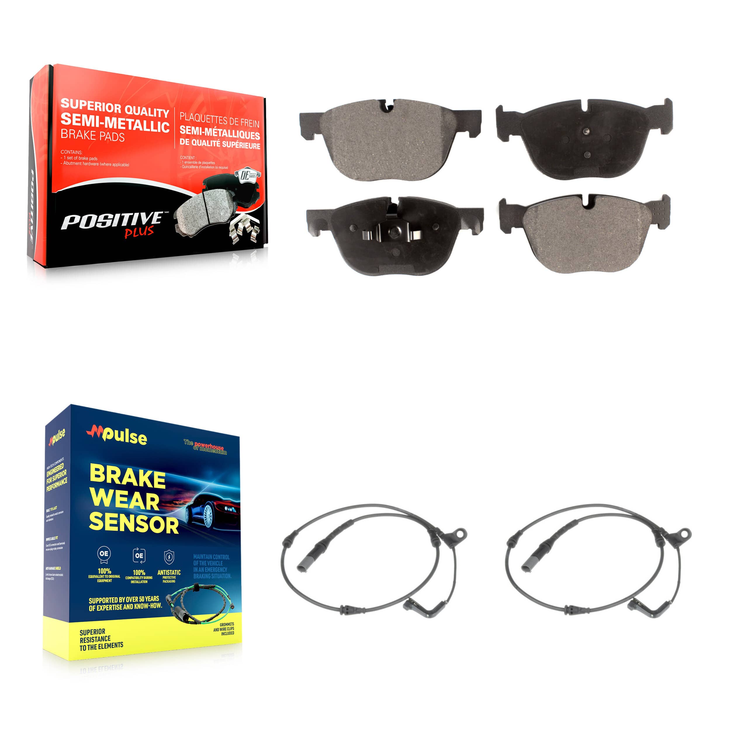 Positive Plus - KPW-100768 - Front Disc Brake Pad Kits