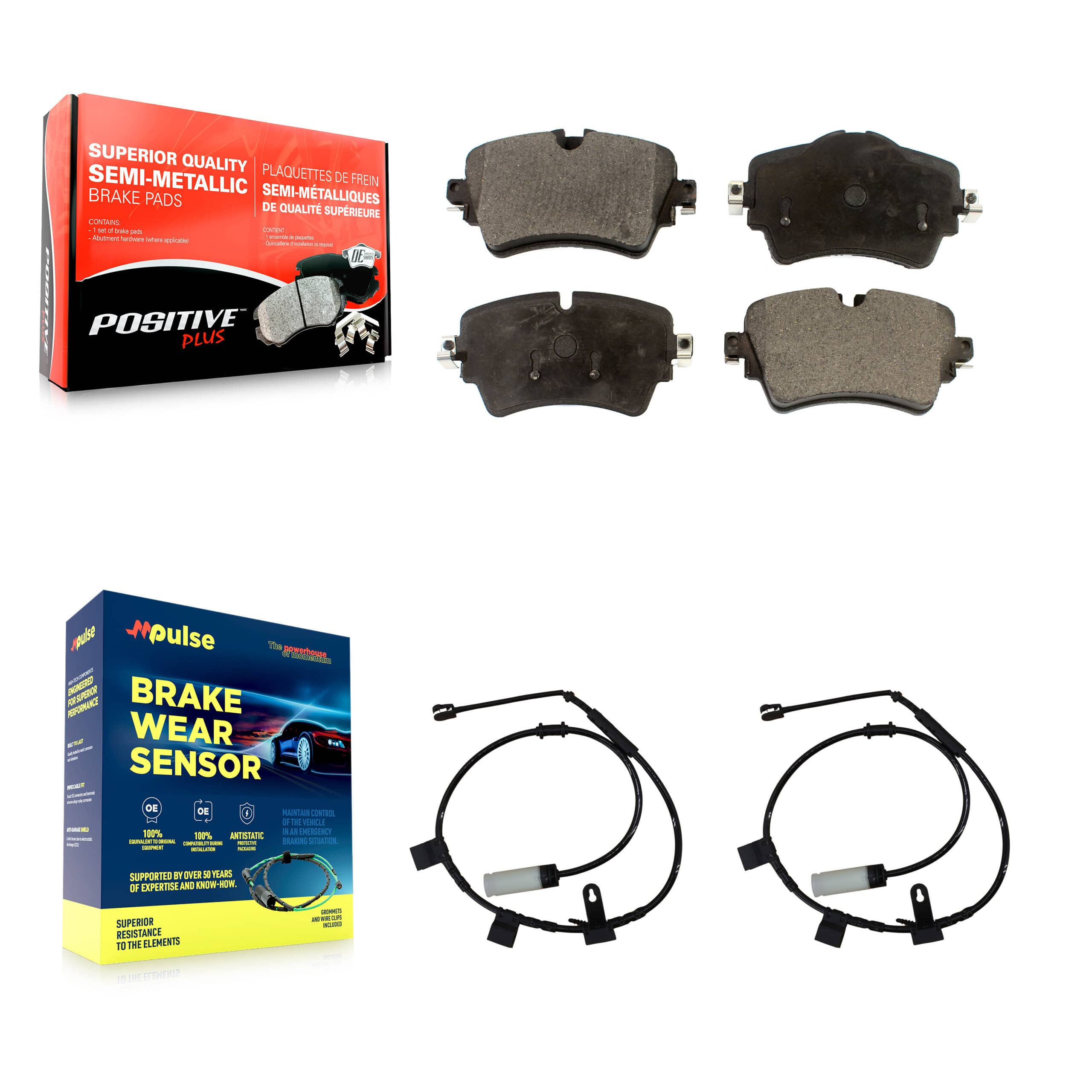 Positive Plus - KPW-100771 - Front Disc Brake Pad Kits