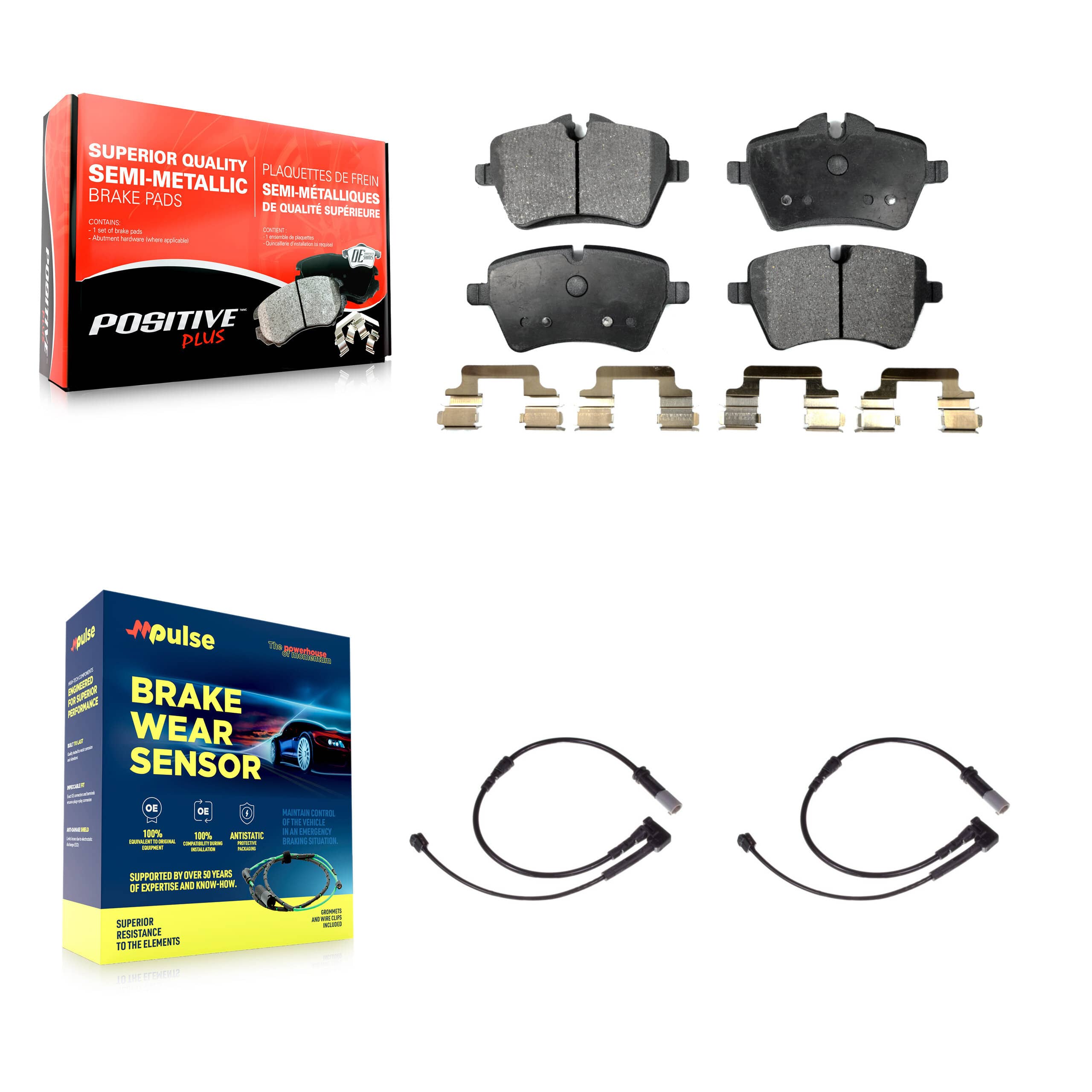 Positive Plus - KPW-100774 - Front Disc Brake Pad Kits