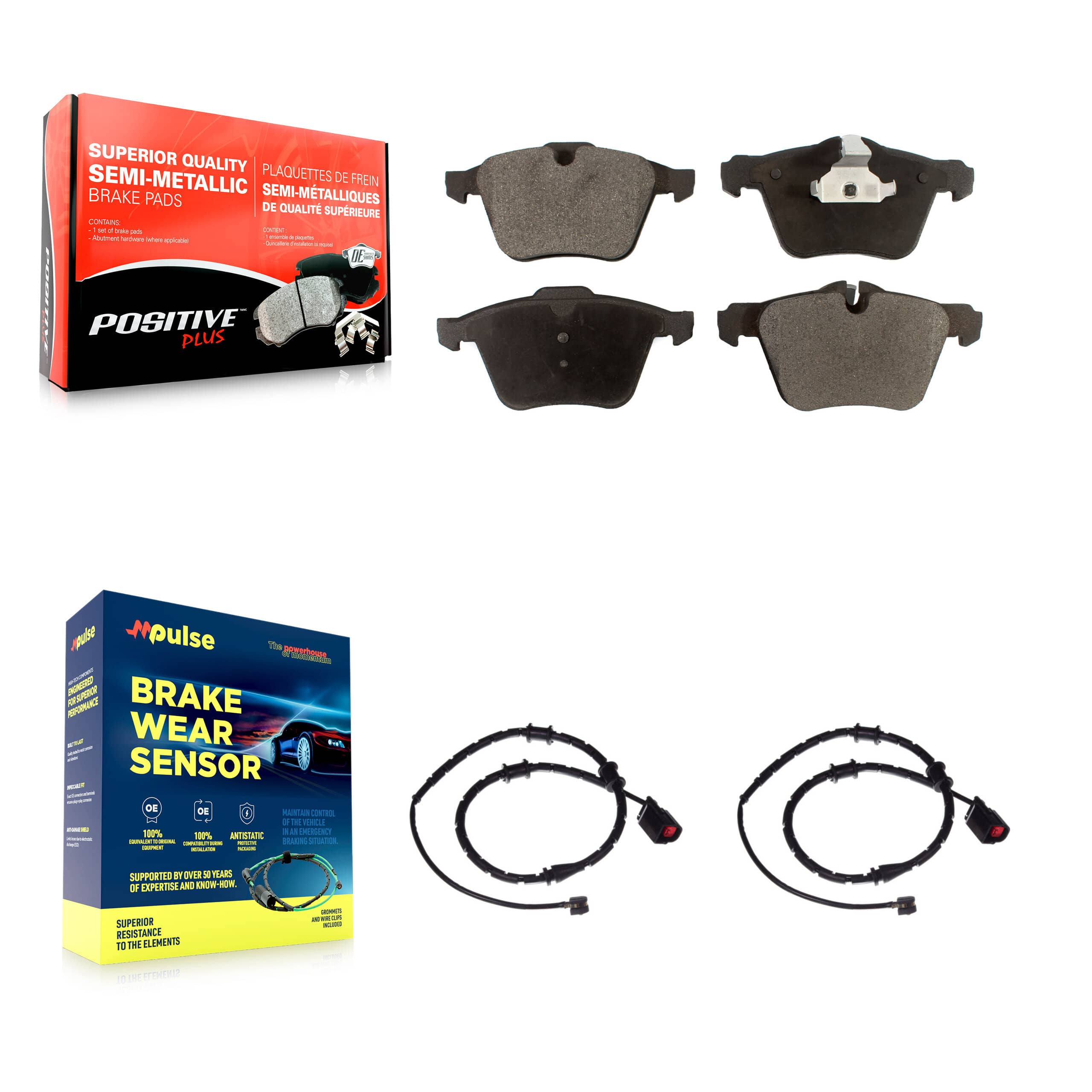 Positive Plus - KPW-100787 - Front Disc Brake Pad Kits