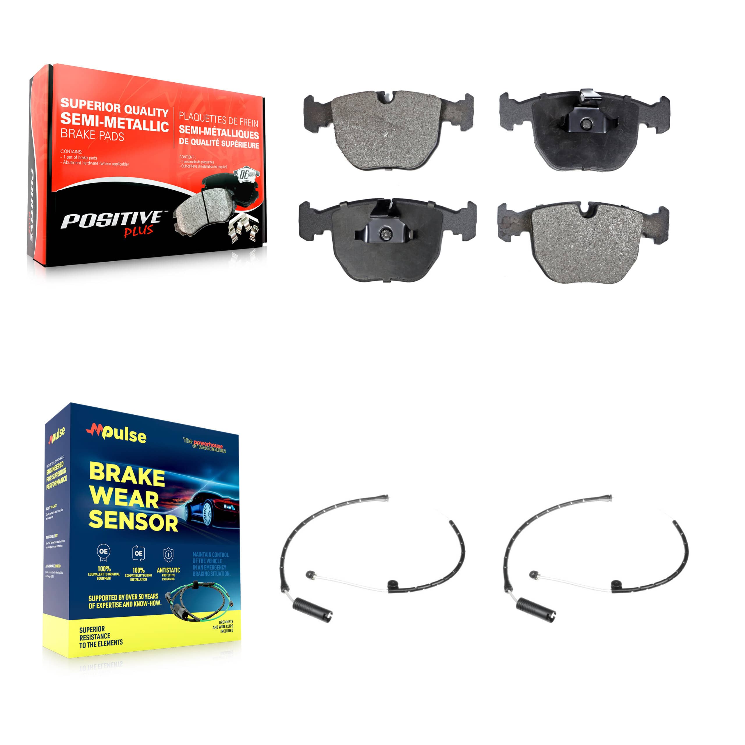 Positive Plus - KPW-100863 - Front Disc Brake Pad Kits