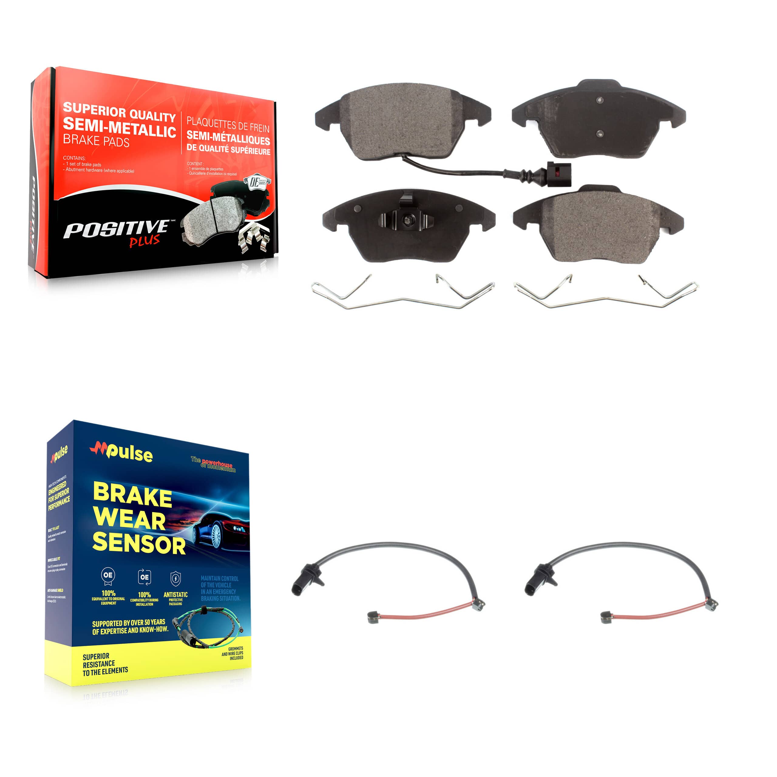 Positive Plus - KPW-100879 - Front Disc Brake Pad Kits