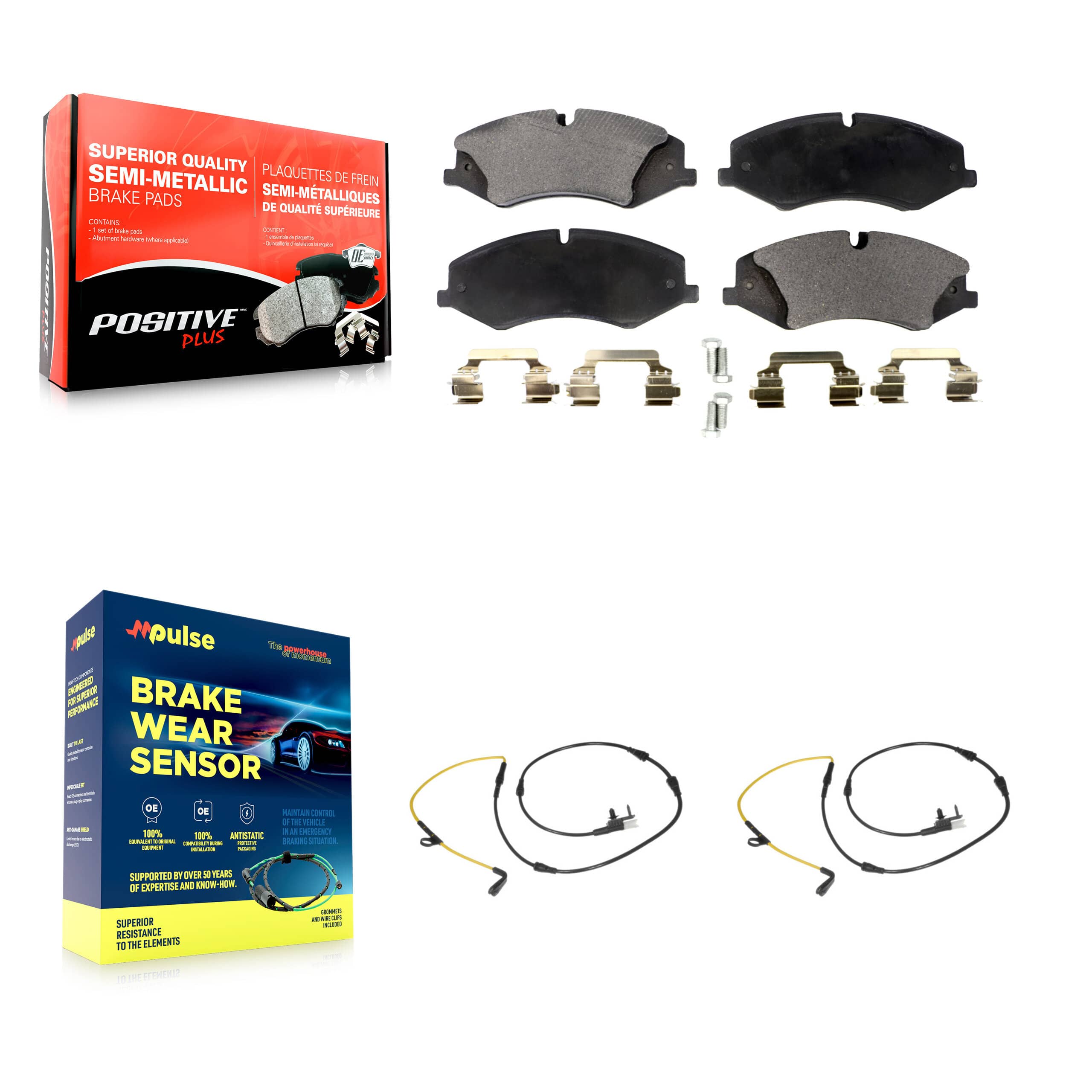 Positive Plus - KPW-100915 - Front Disc Brake Pad Kits