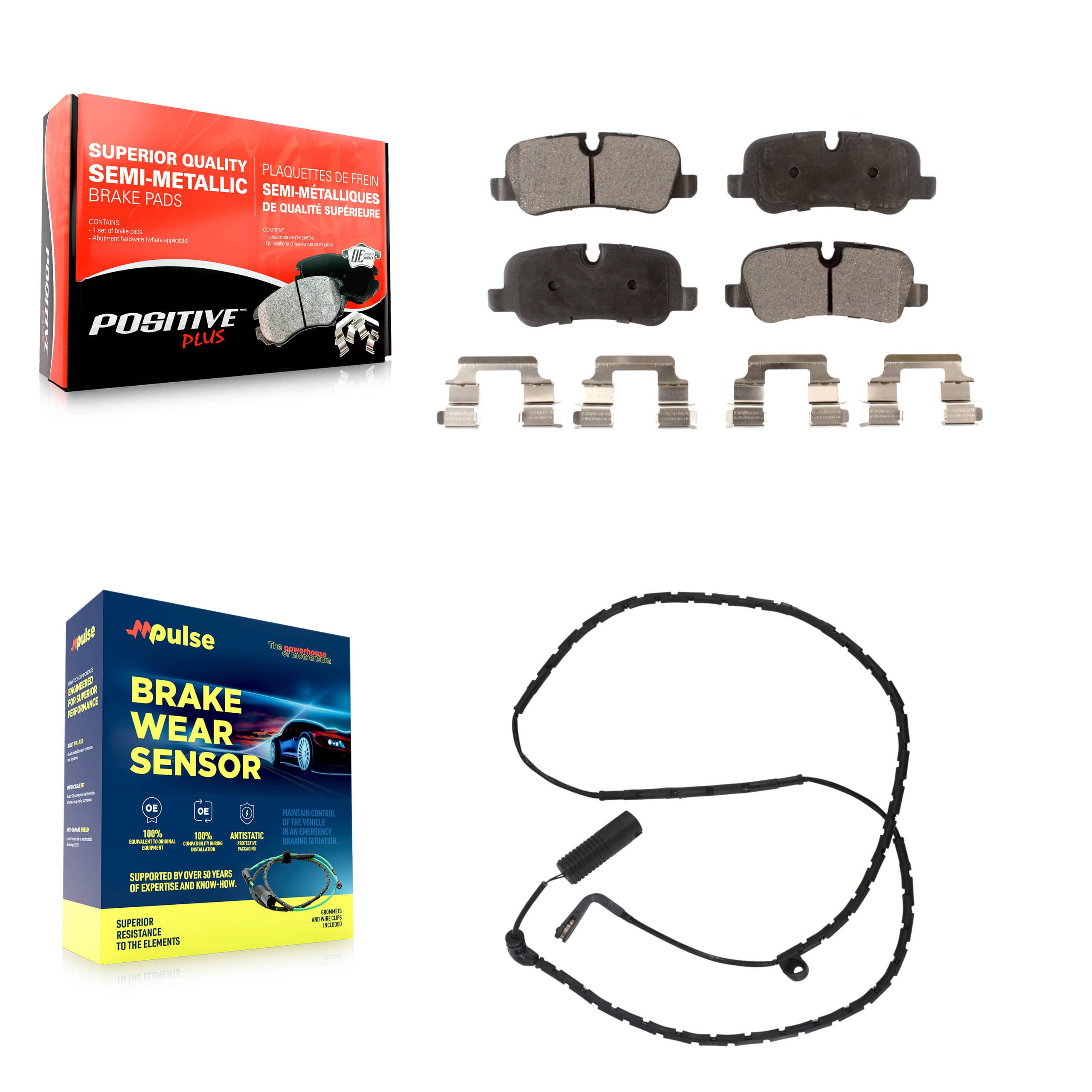 Positive Plus - KPW-101071 - Rear Disc Brake Pad Kits