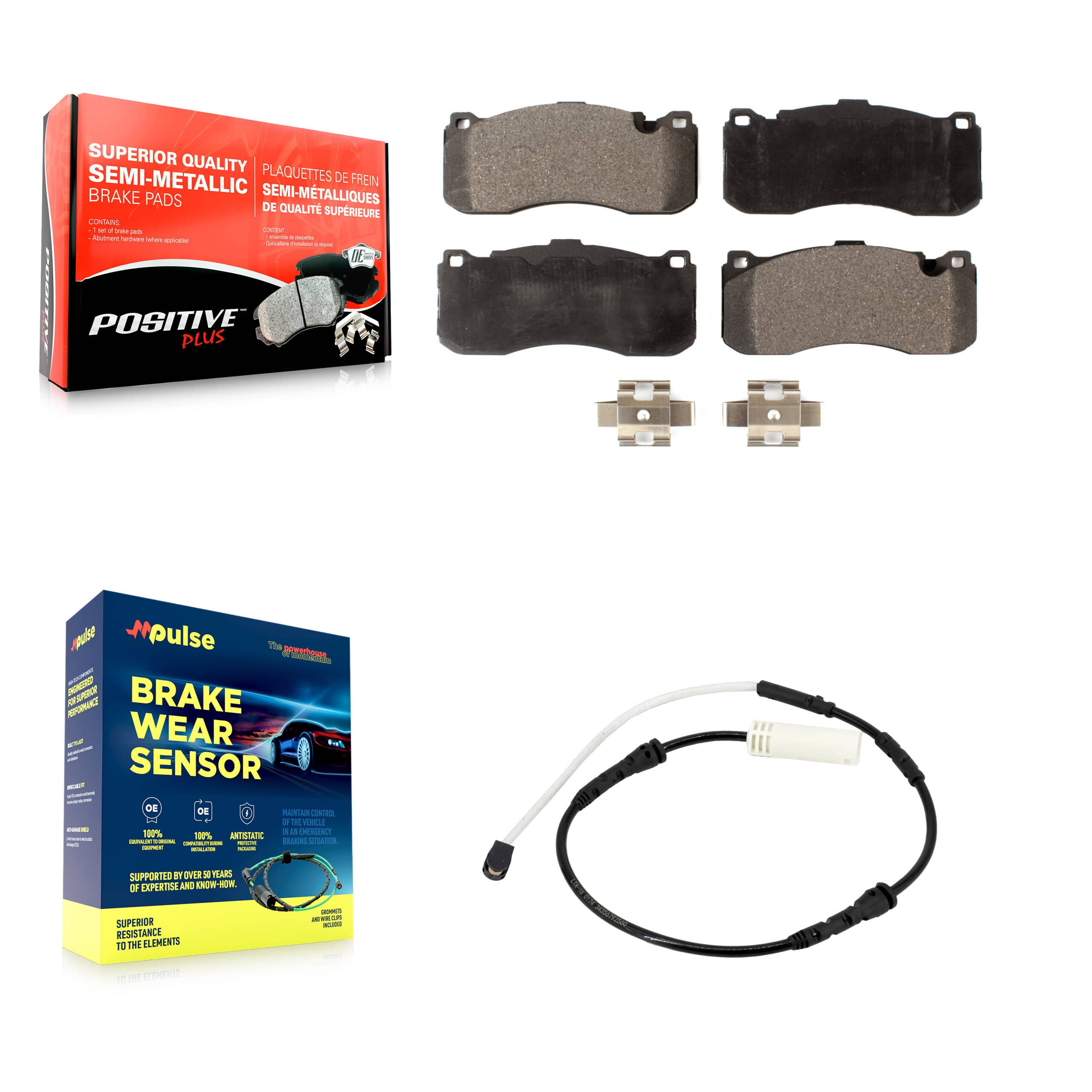 Positive Plus - KPW-101320 - Front Disc Brake Pad Kits