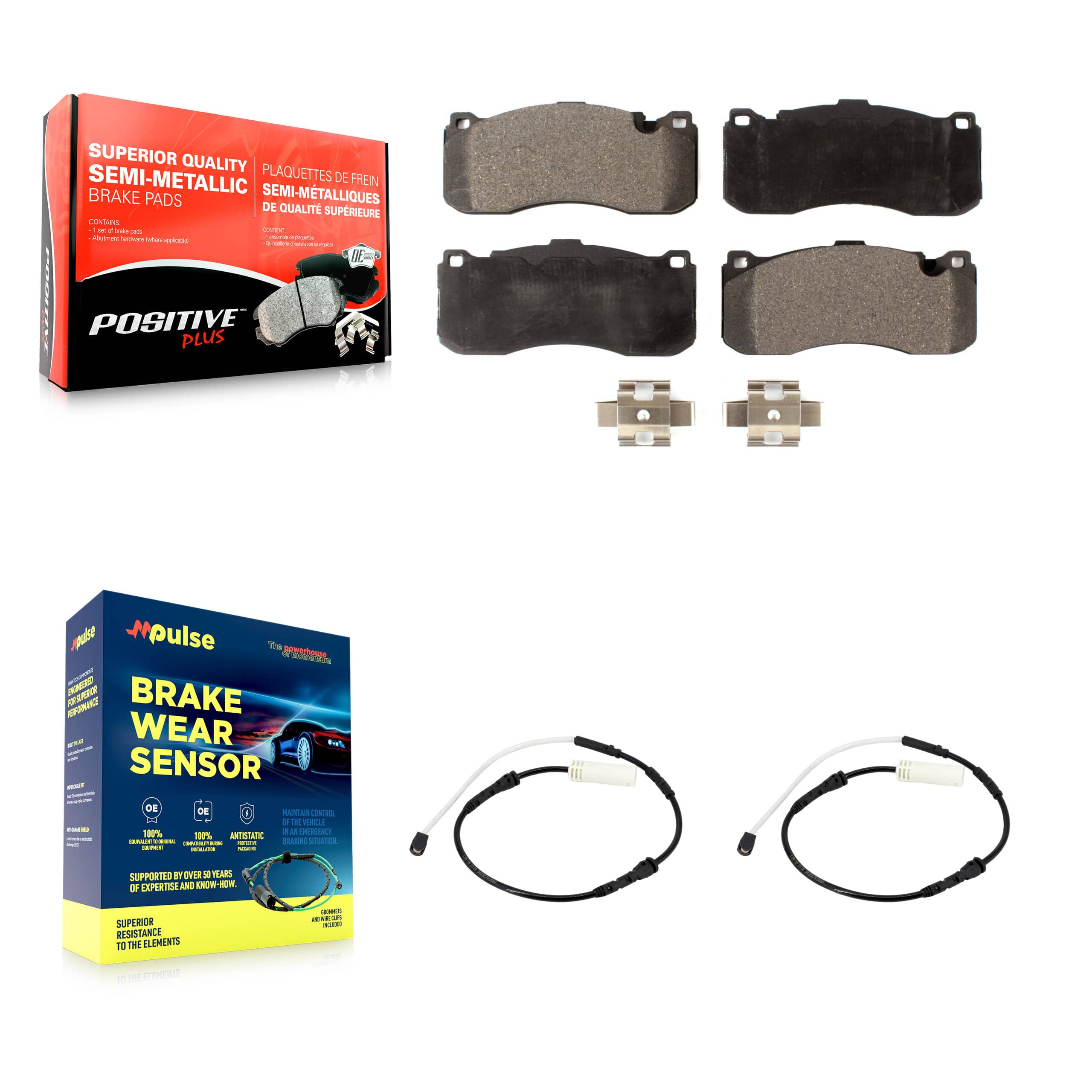 Positive Plus - KPW-101323 - Front Disc Brake Pad Kits