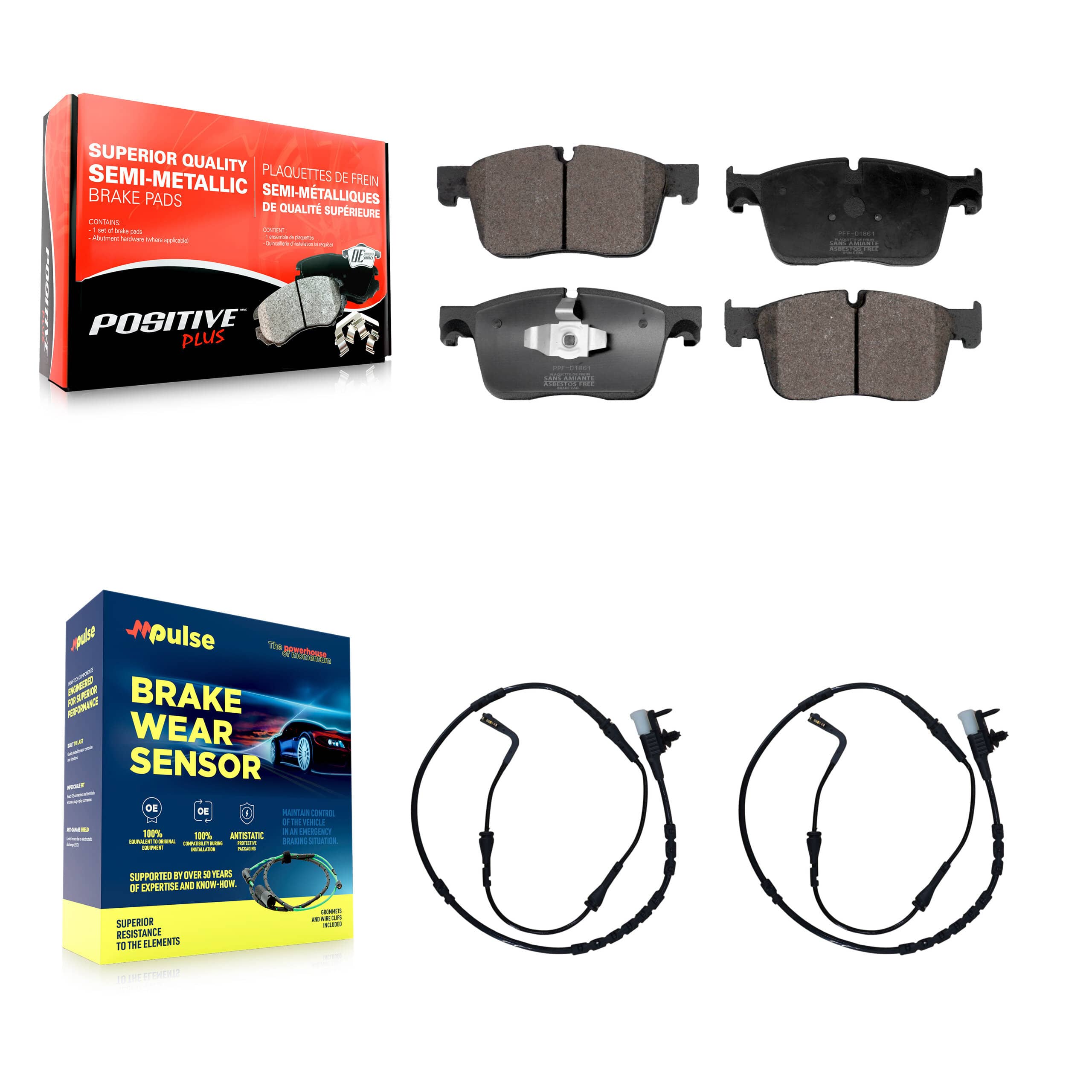 Positive Plus - KPW-101579 - Front Disc Brake Pad Kits
