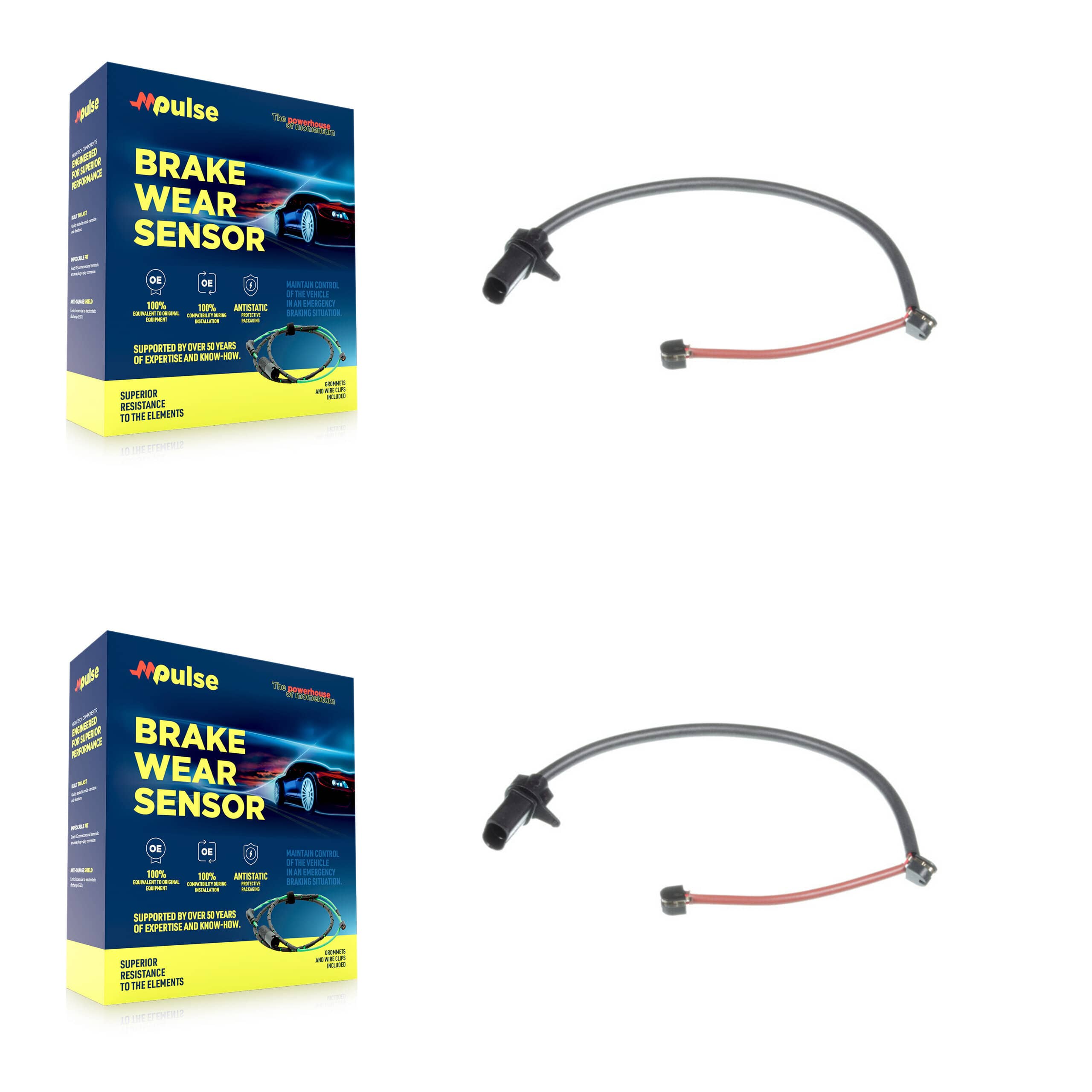 Mpulse - KSE-100083 - Front Disc Brake Pad Wear Sensor Kits