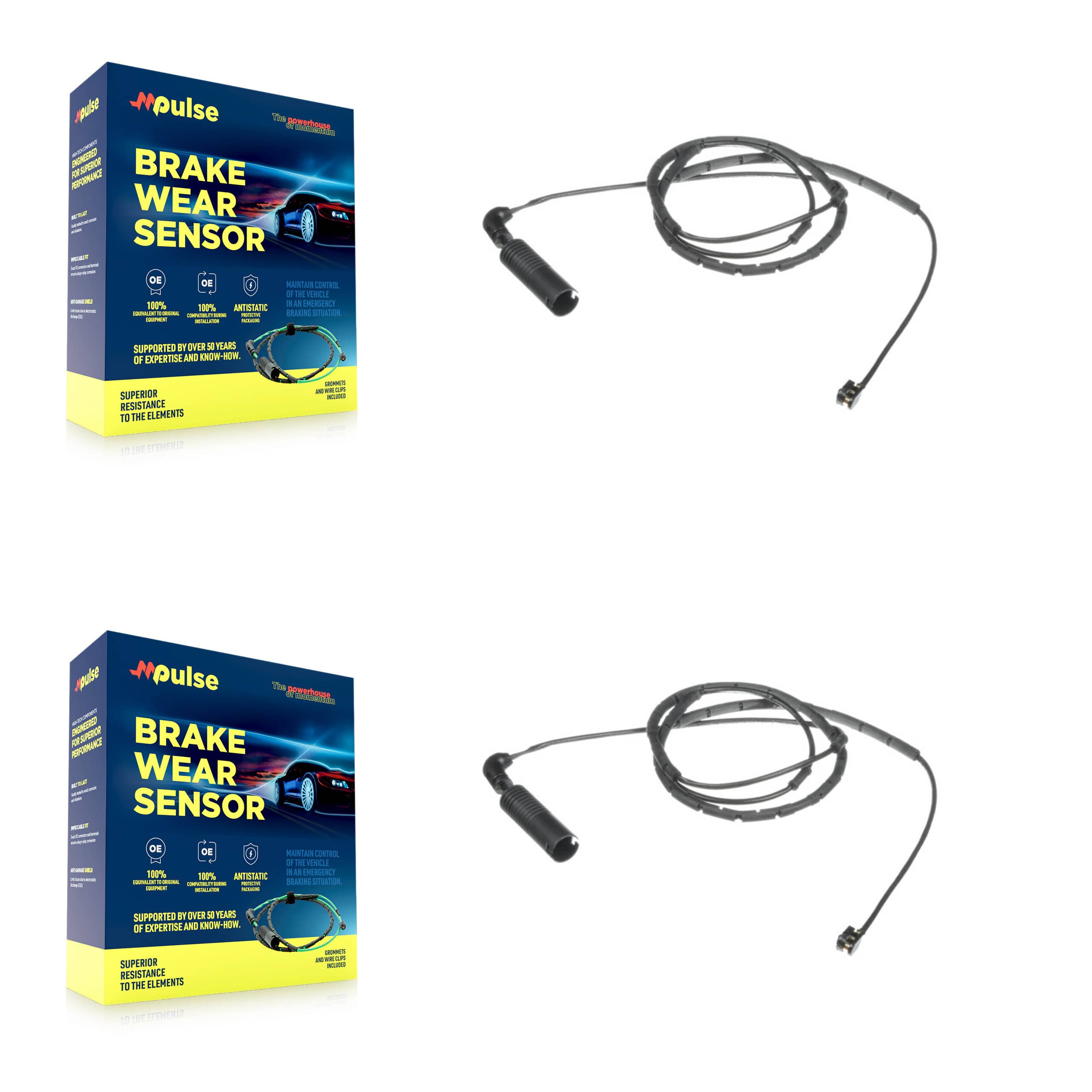 Mpulse - KSE-100286 - Rear Disc Brake Pad Wear Sensor Kits