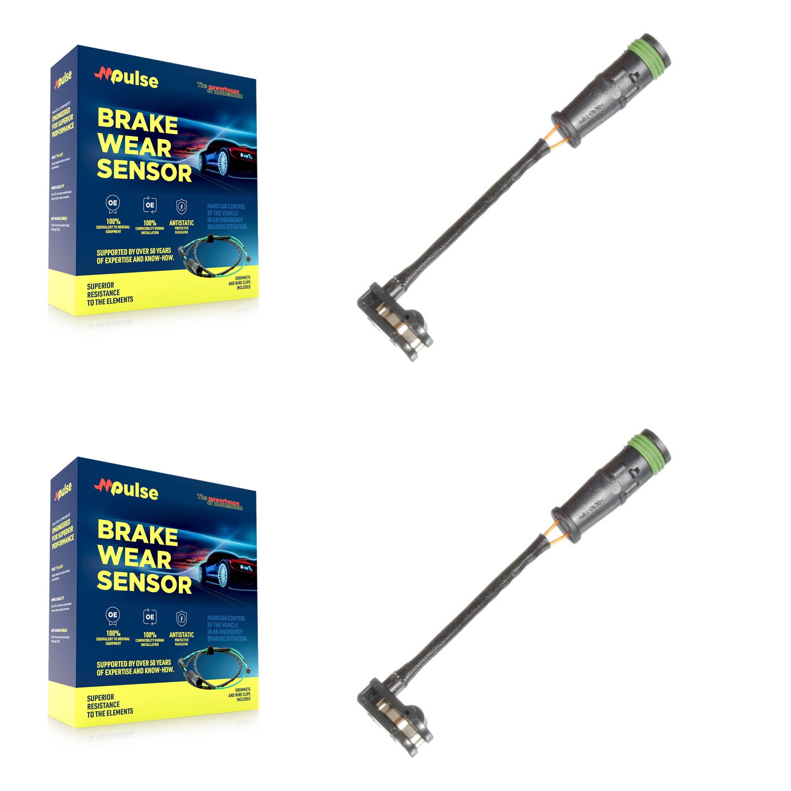Mpulse - KSE-100291 - Rear Disc Brake Pad Wear Sensor Kits
