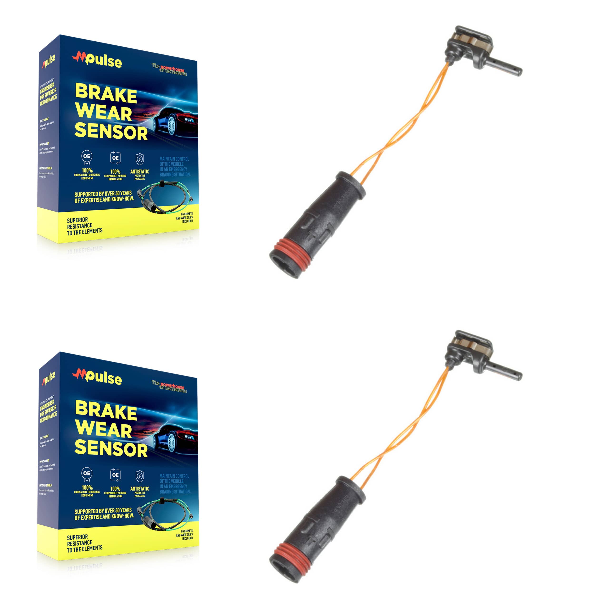 Mpulse - KSE-100296 - Rear Disc Brake Pad Wear Sensor Kits