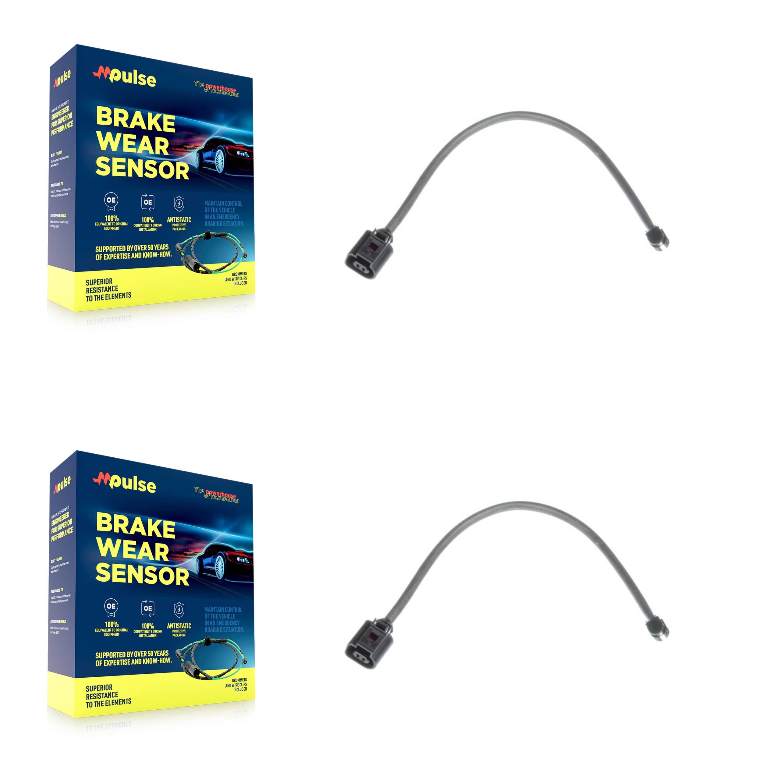 Mpulse - KSE-100301 - Rear Disc Brake Pad Wear Sensor Kits