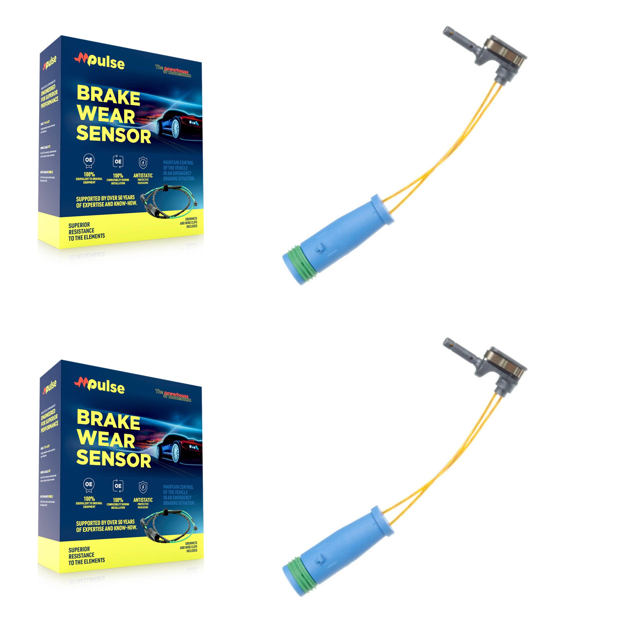 Mpulse - KSE-100314 - Rear Disc Brake Pad Wear Sensor Kits