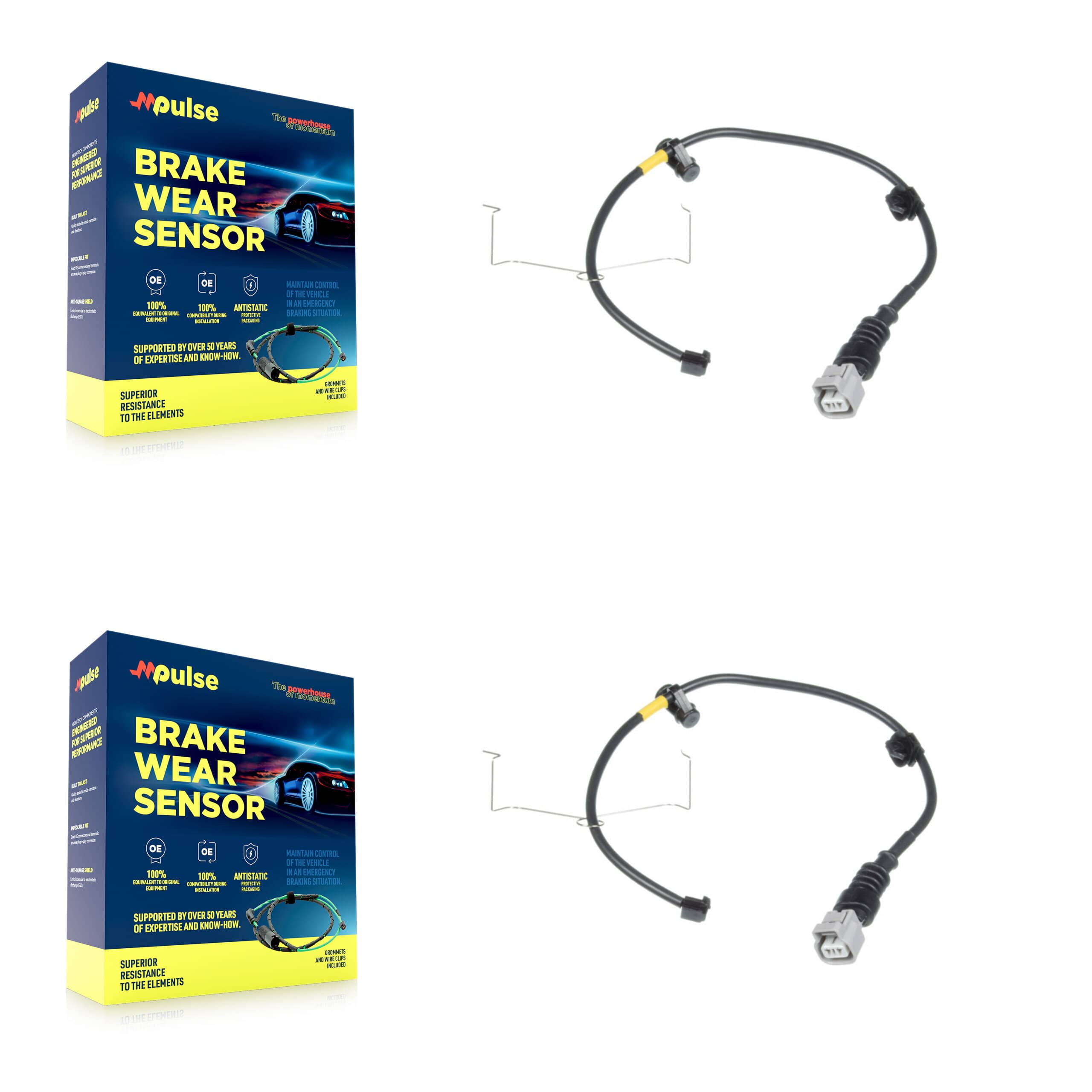 Mpulse - KSE-100356 - Front Disc Brake Pad Wear Sensor Kits