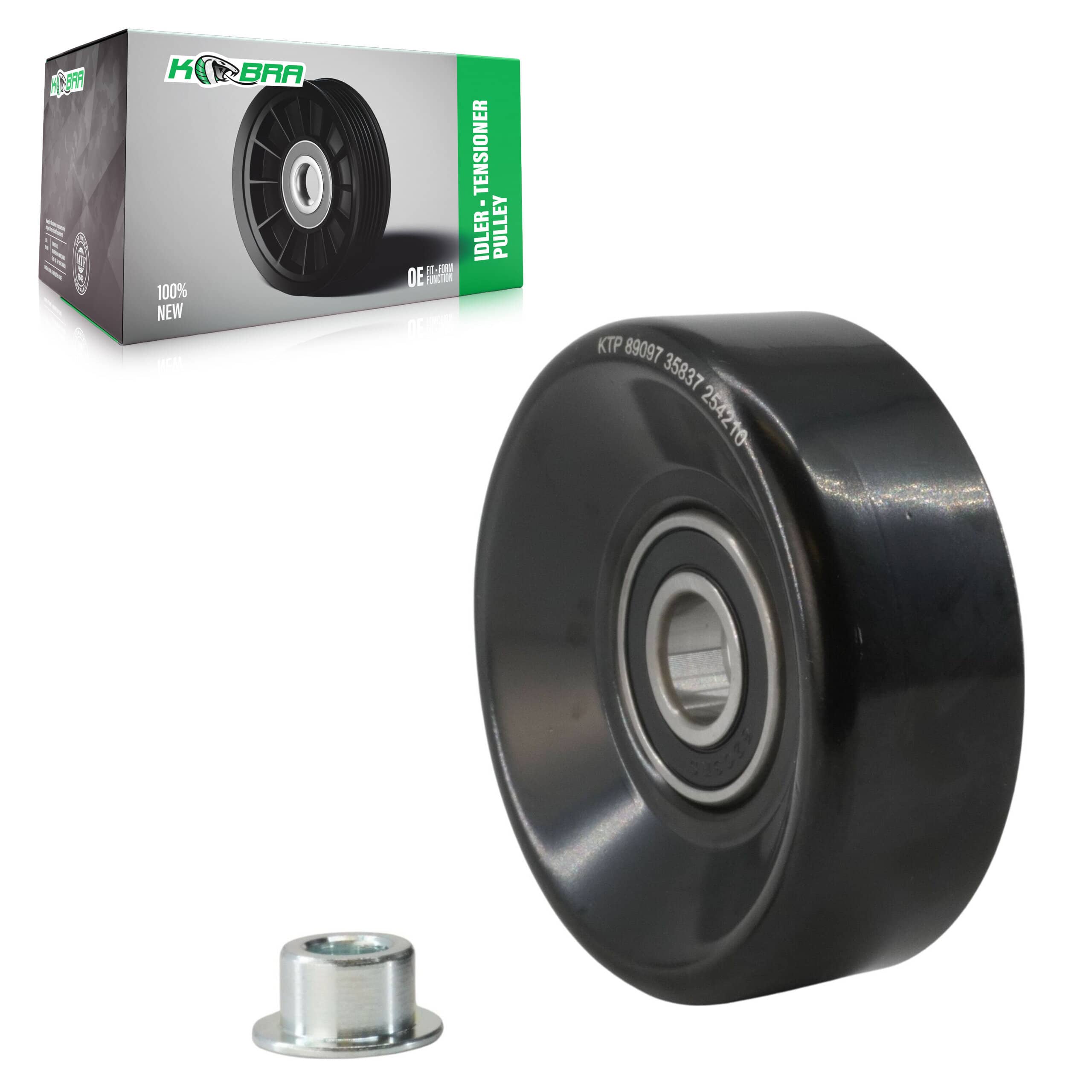 Kobra - KTP-89097 - Smooth Pulley Accessory Drive Belt Idler Pulley