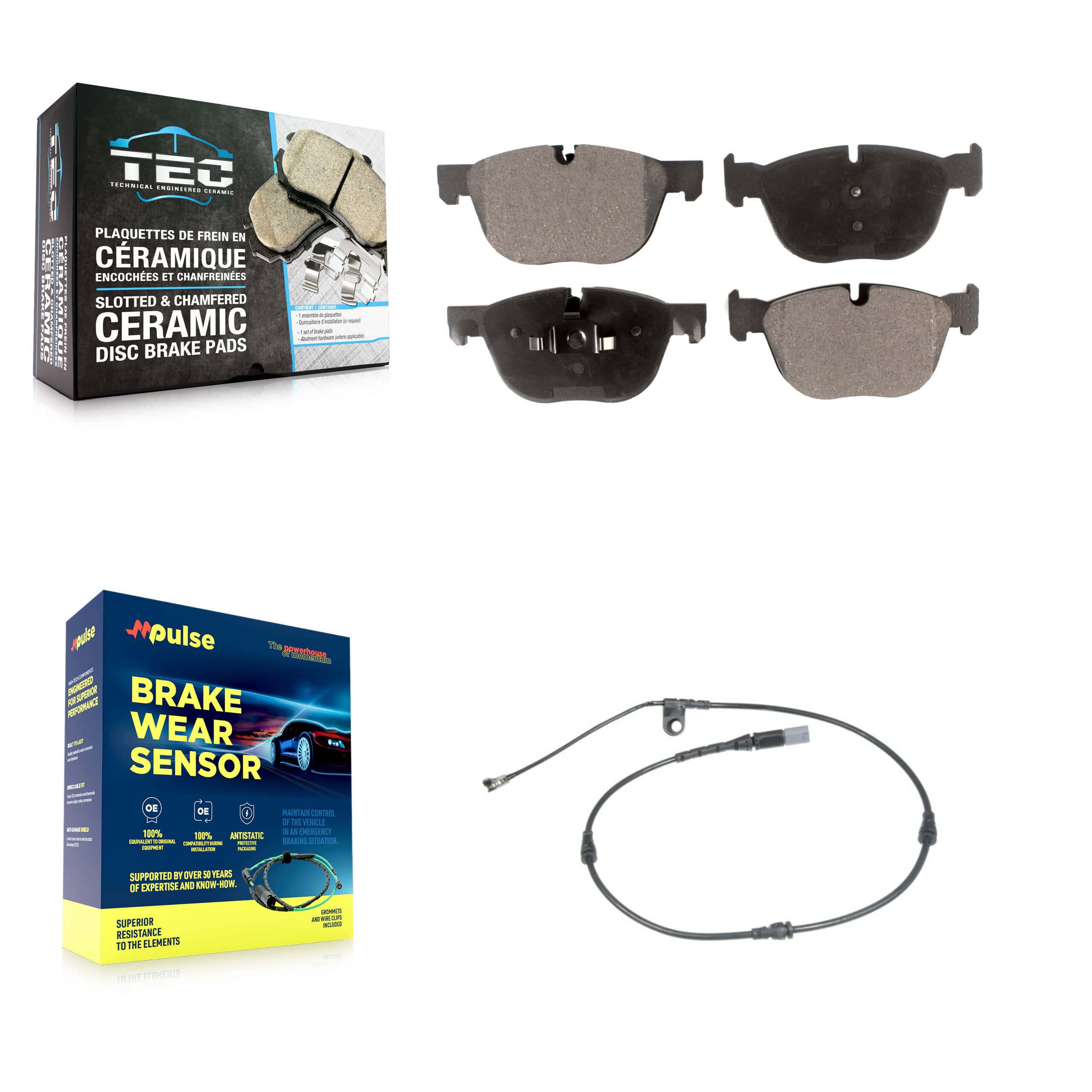 TEC - KTW-100050 - Front Disc Brake Pad Kits