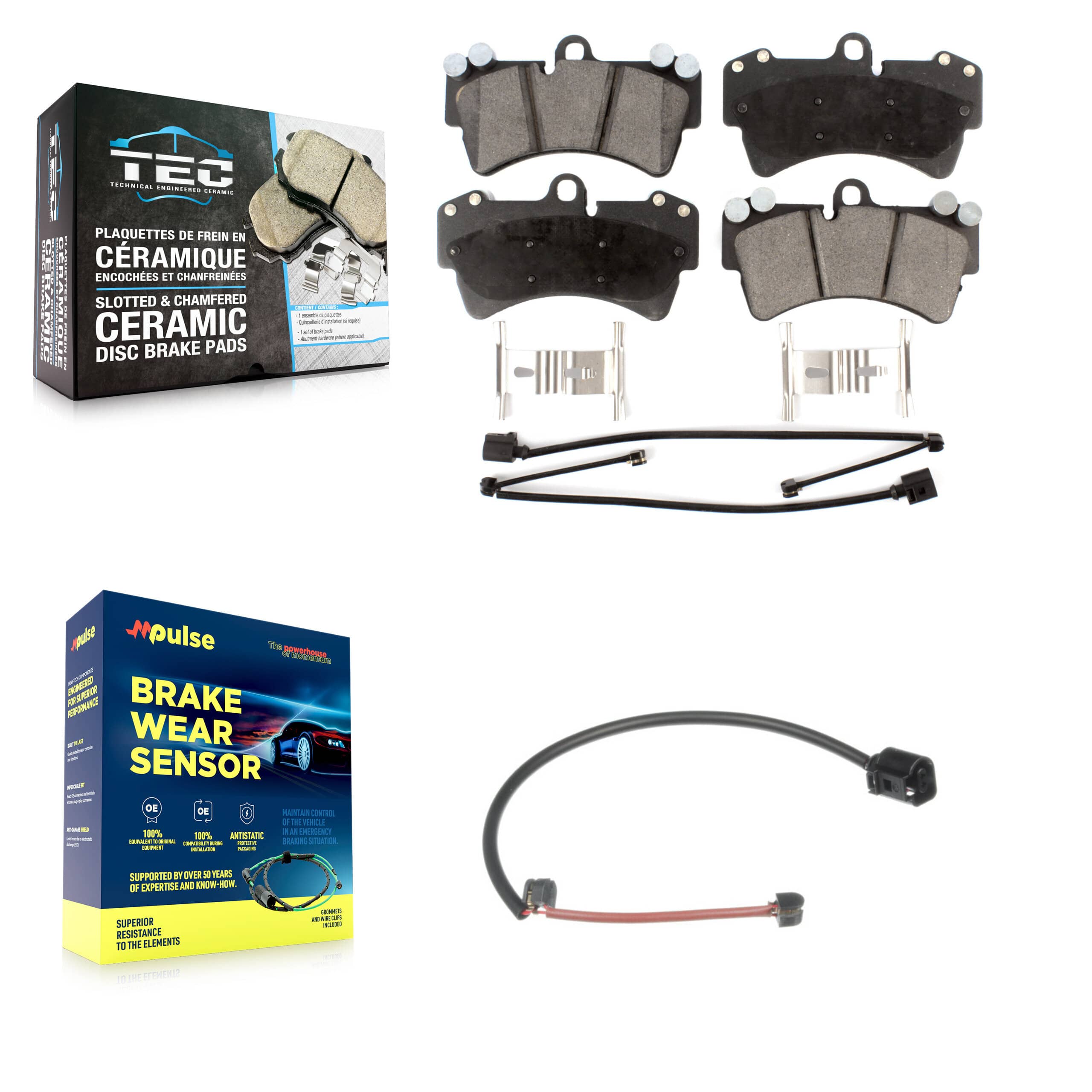 TEC - KTW-100144 - Front Disc Brake Pad Kits