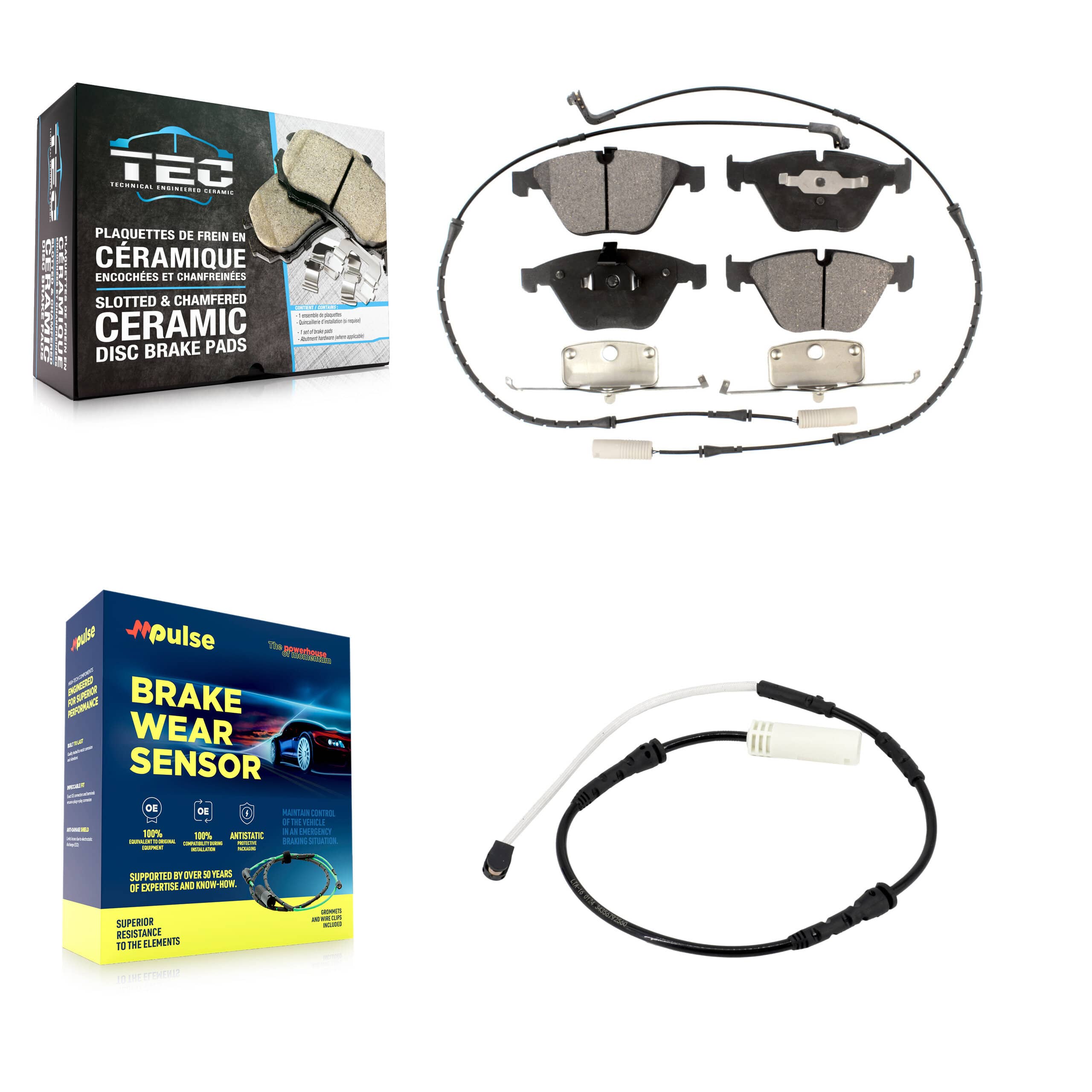 TEC - KTW-100150 - Front Disc Brake Pad Kits