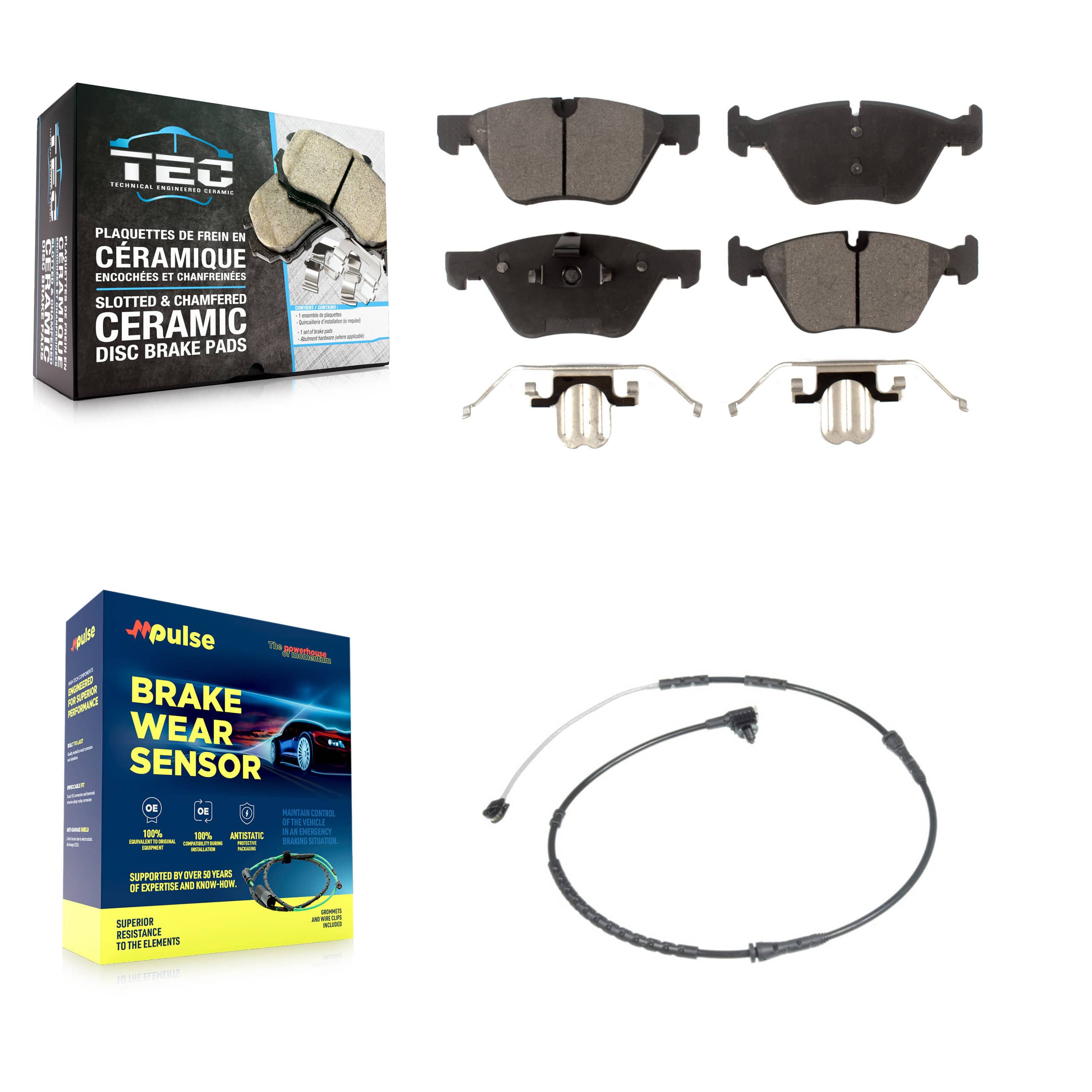 TEC - KTW-100152 - Front Disc Brake Pad Kits