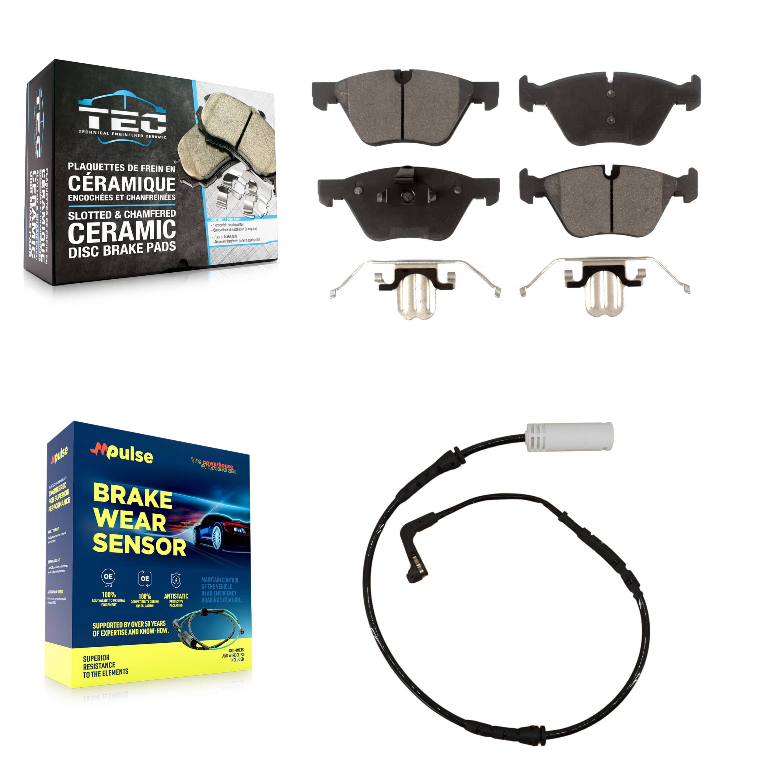 TEC - KTW-100158 - Front Disc Brake Pad Kits