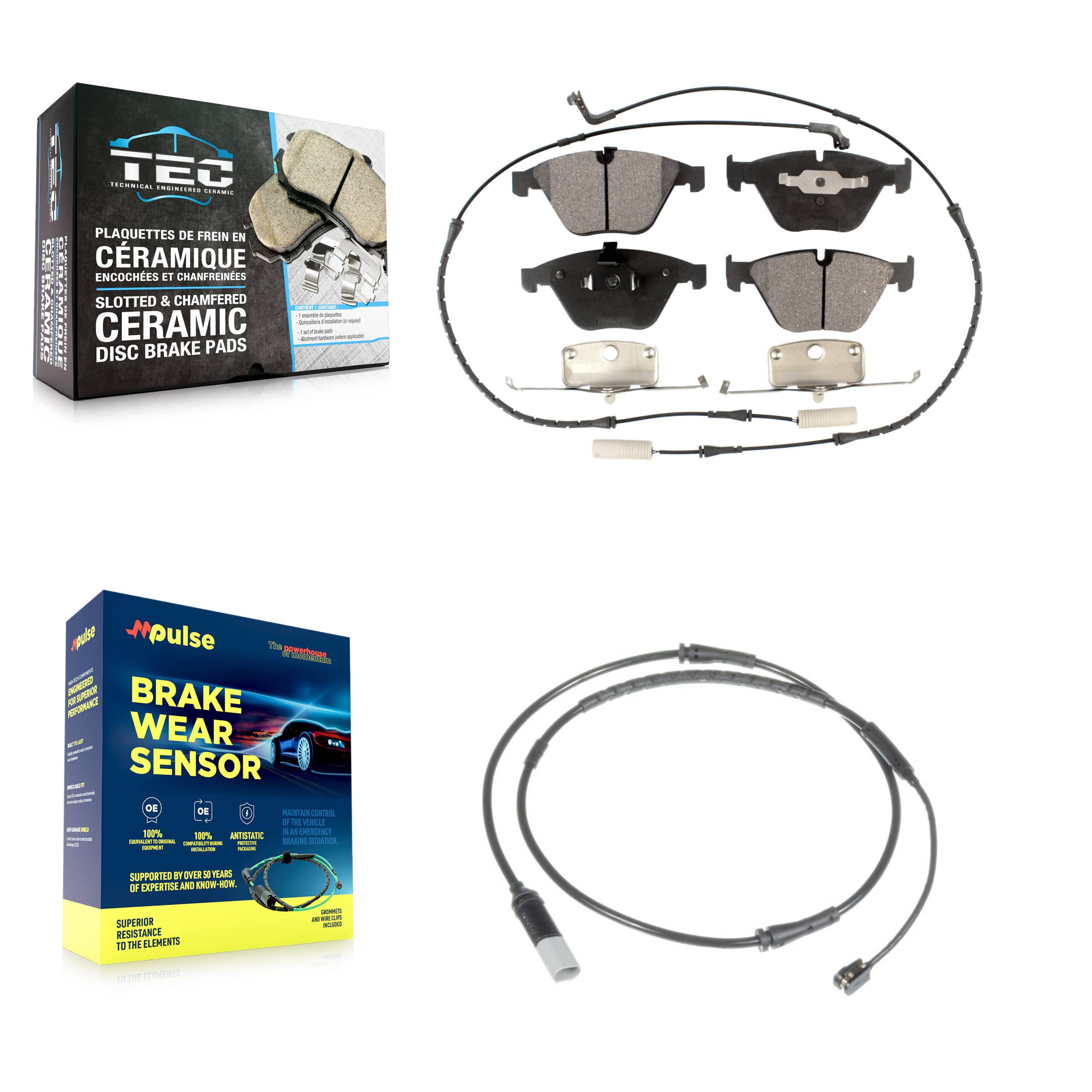 TEC - KTW-100160 - Front Disc Brake Pad Kits