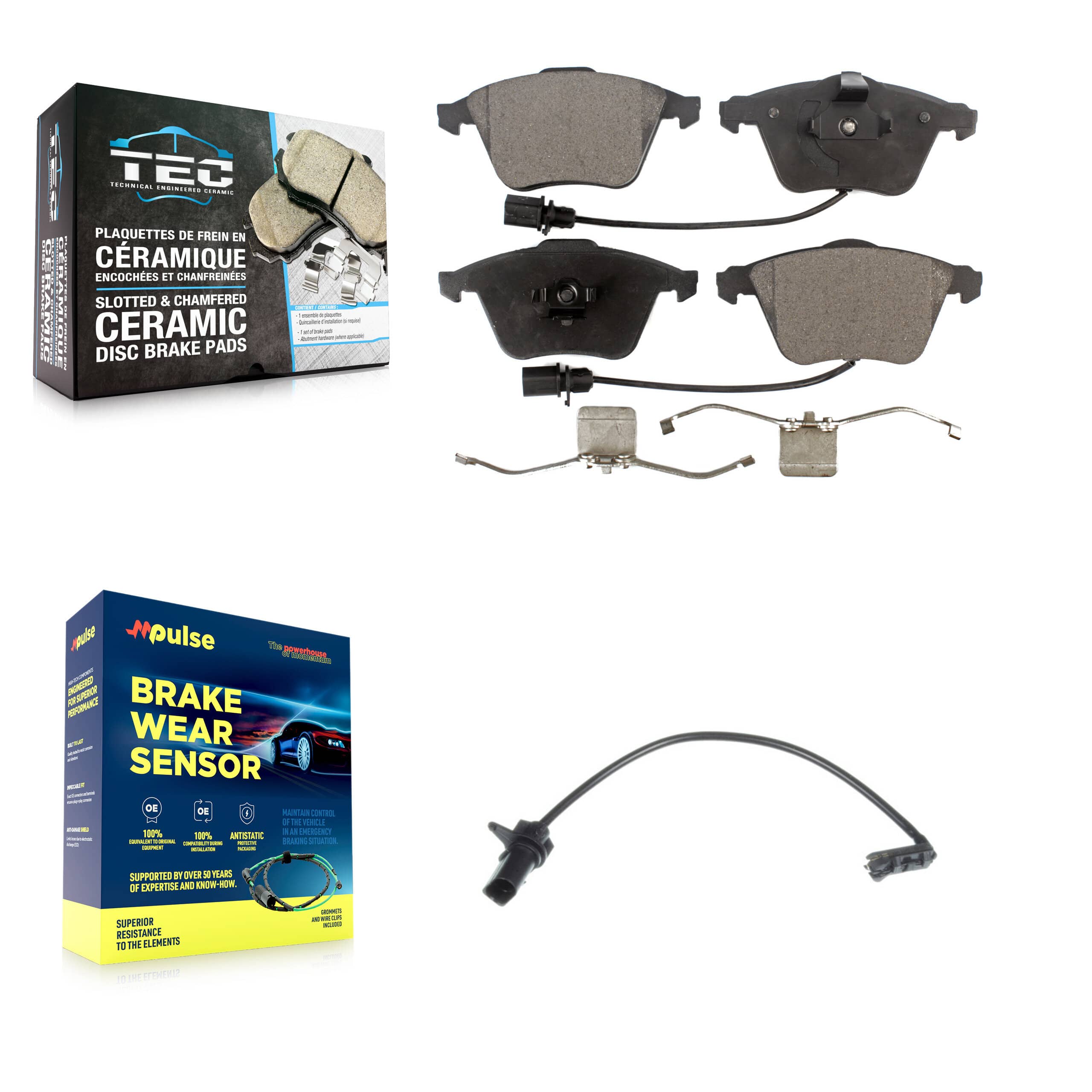 TEC - KTW-100167 - Front Disc Brake Pad Kits