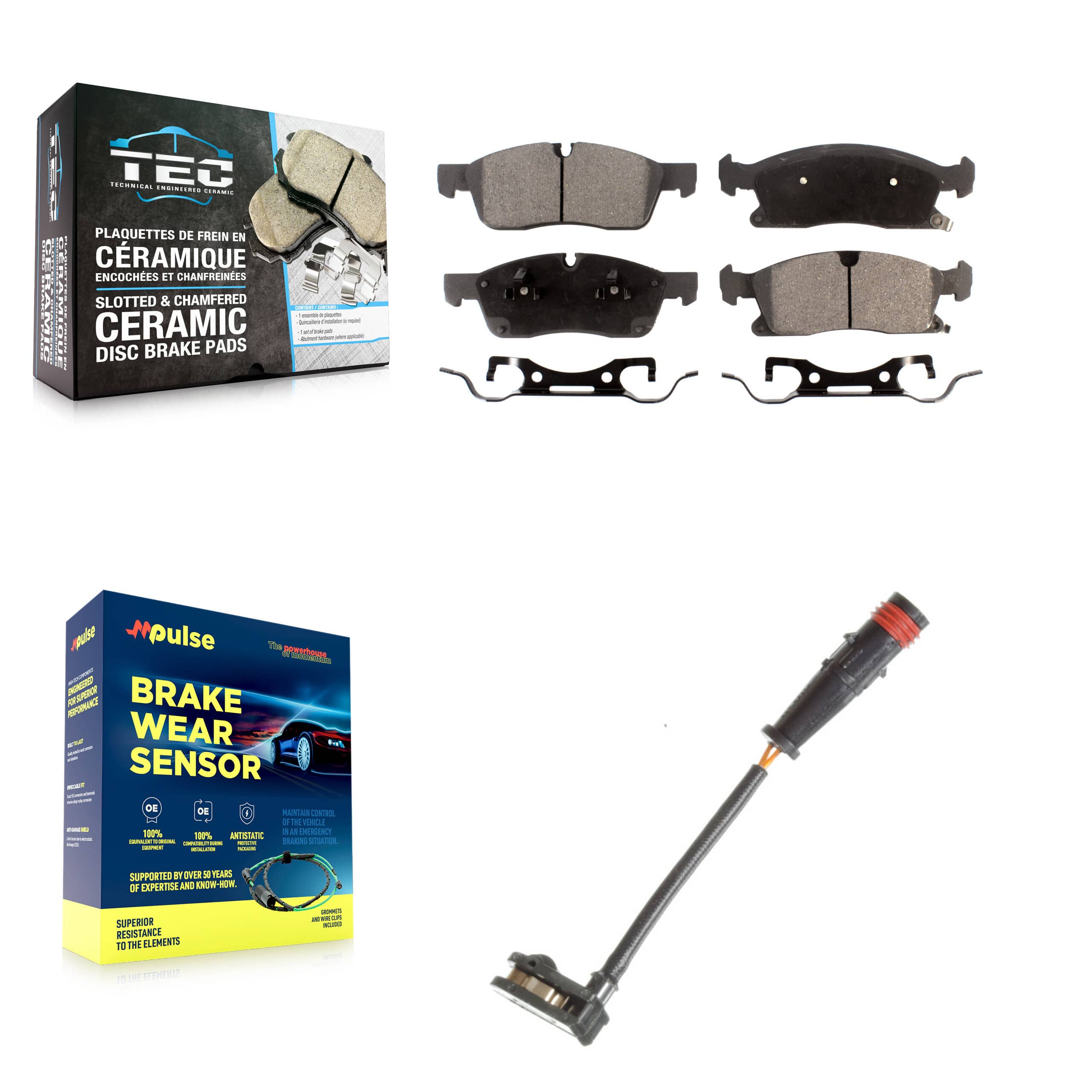 TEC - KTW-100211 - Front Disc Brake Pad Kits