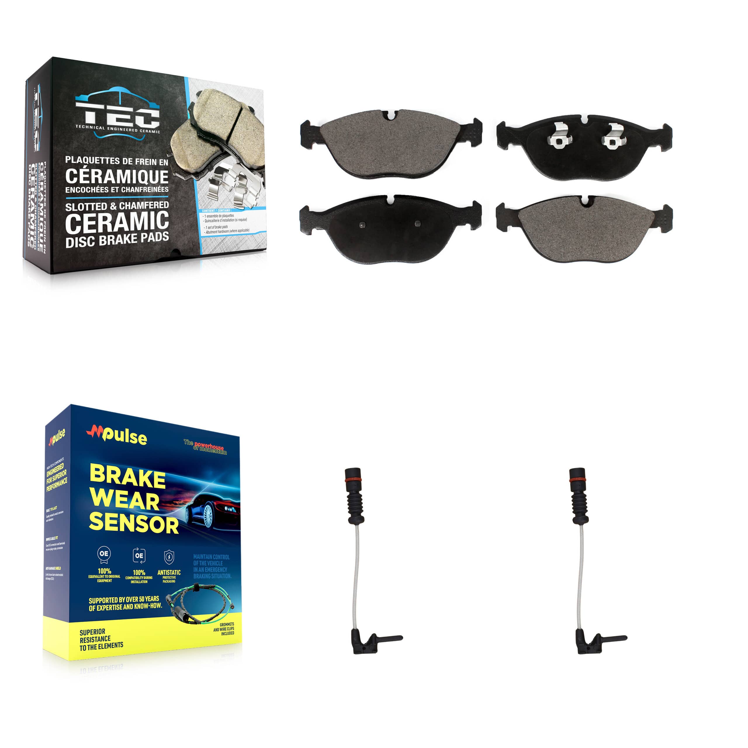 TEC - KTW-100864 - Front Disc Brake Pad Kits