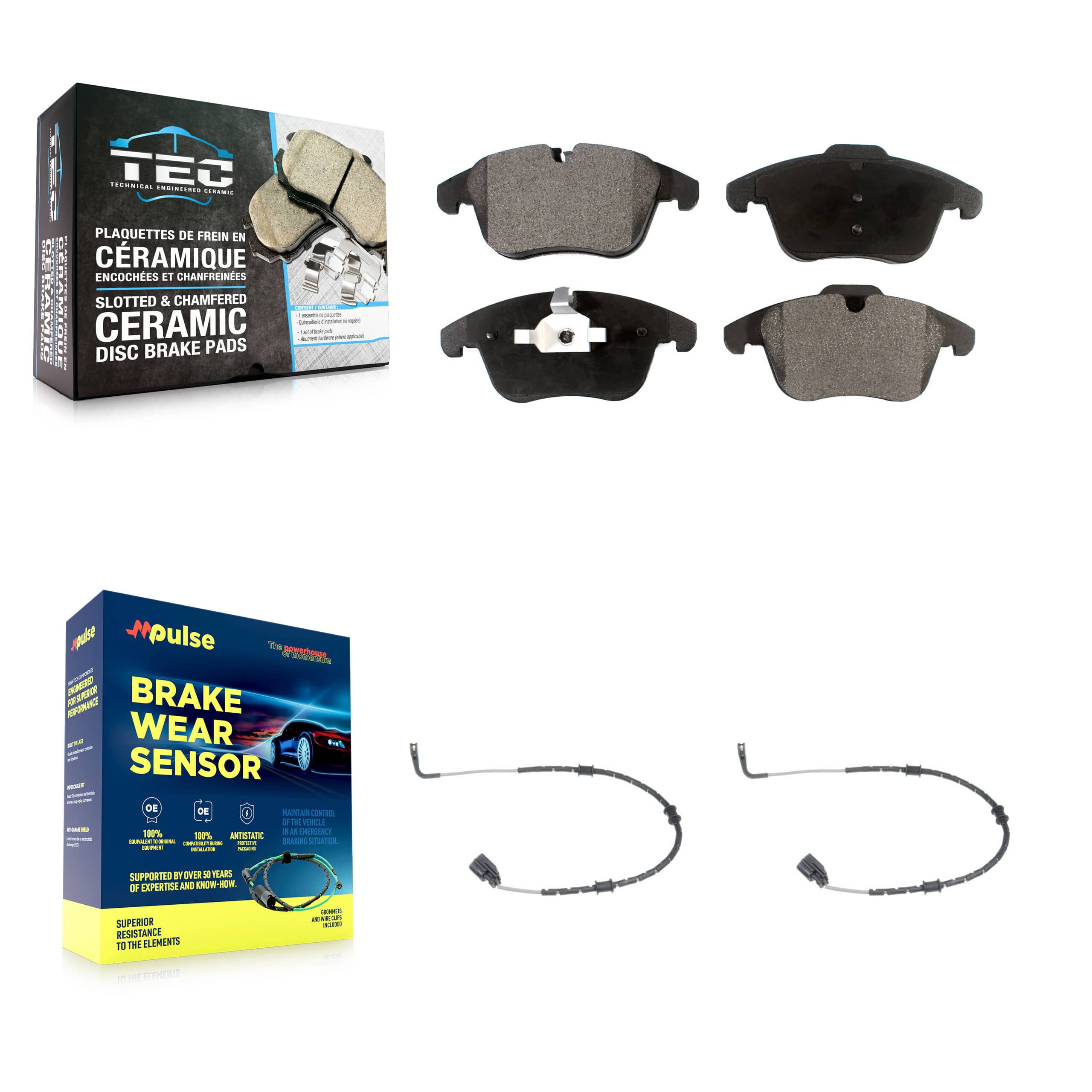 TEC - KTW-100893 - Front Disc Brake Pad Kits
