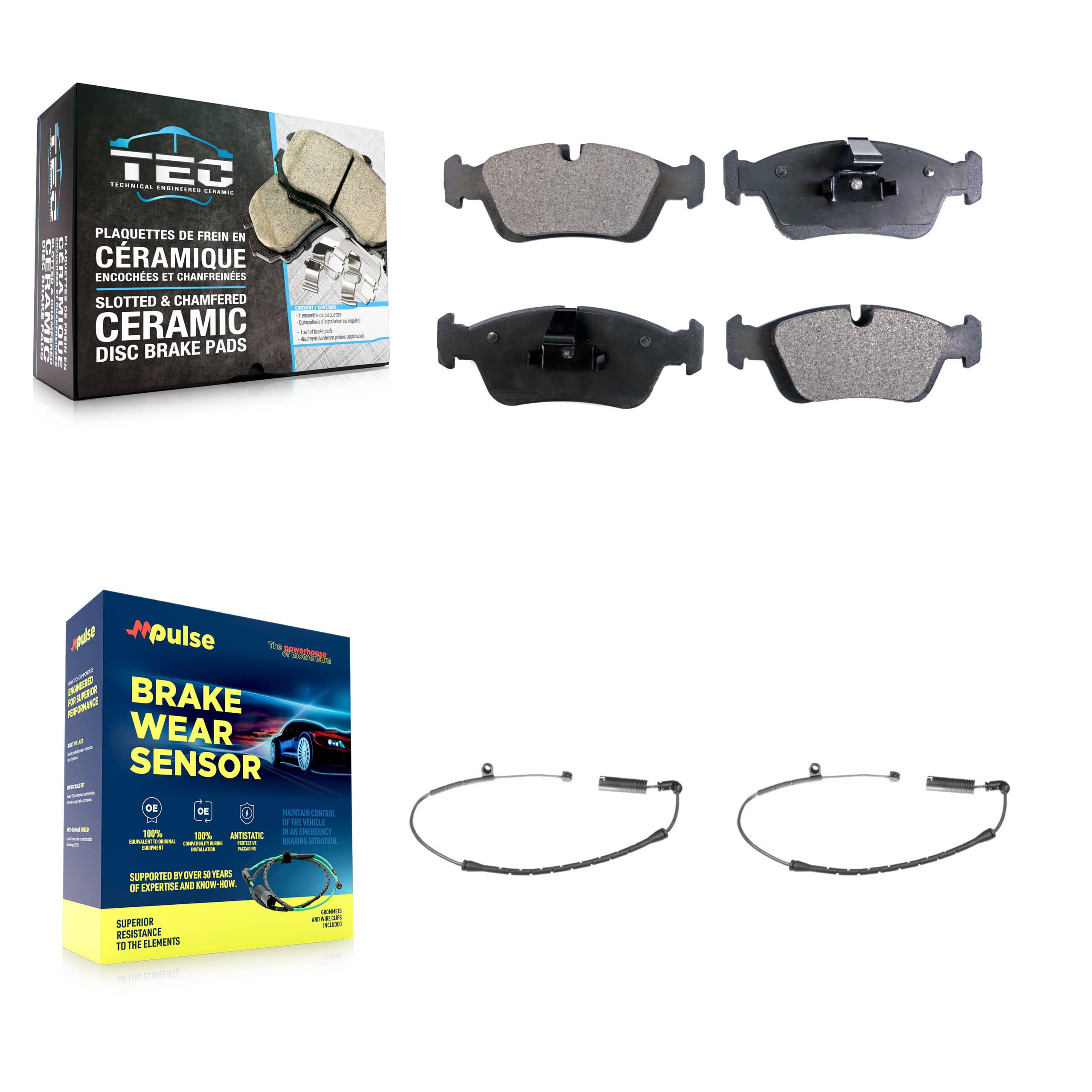 TEC - KTW-100911 - Front Disc Brake Pad Kits
